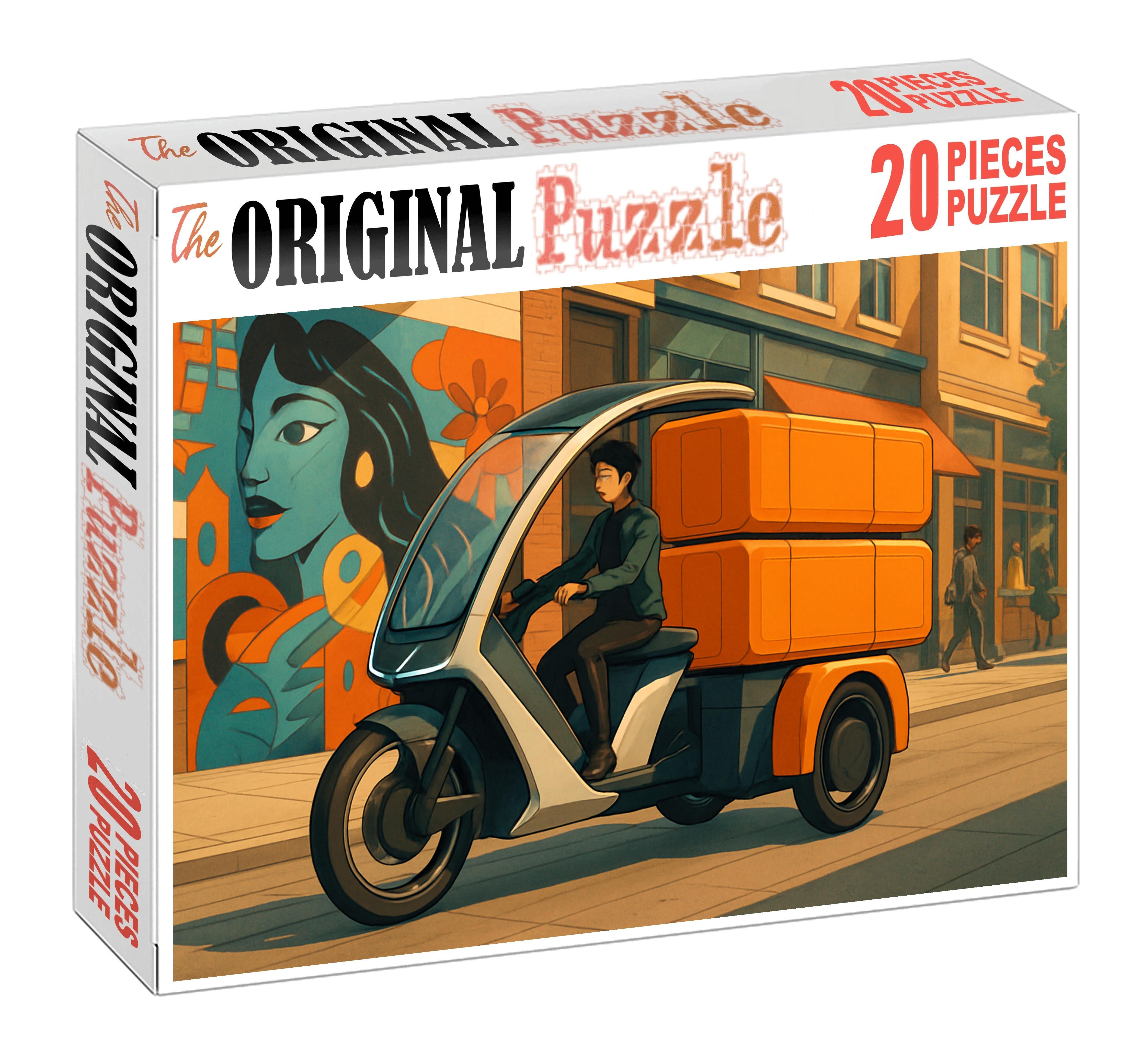 Automated Electric Freight Trike 500 Piece Puzzle