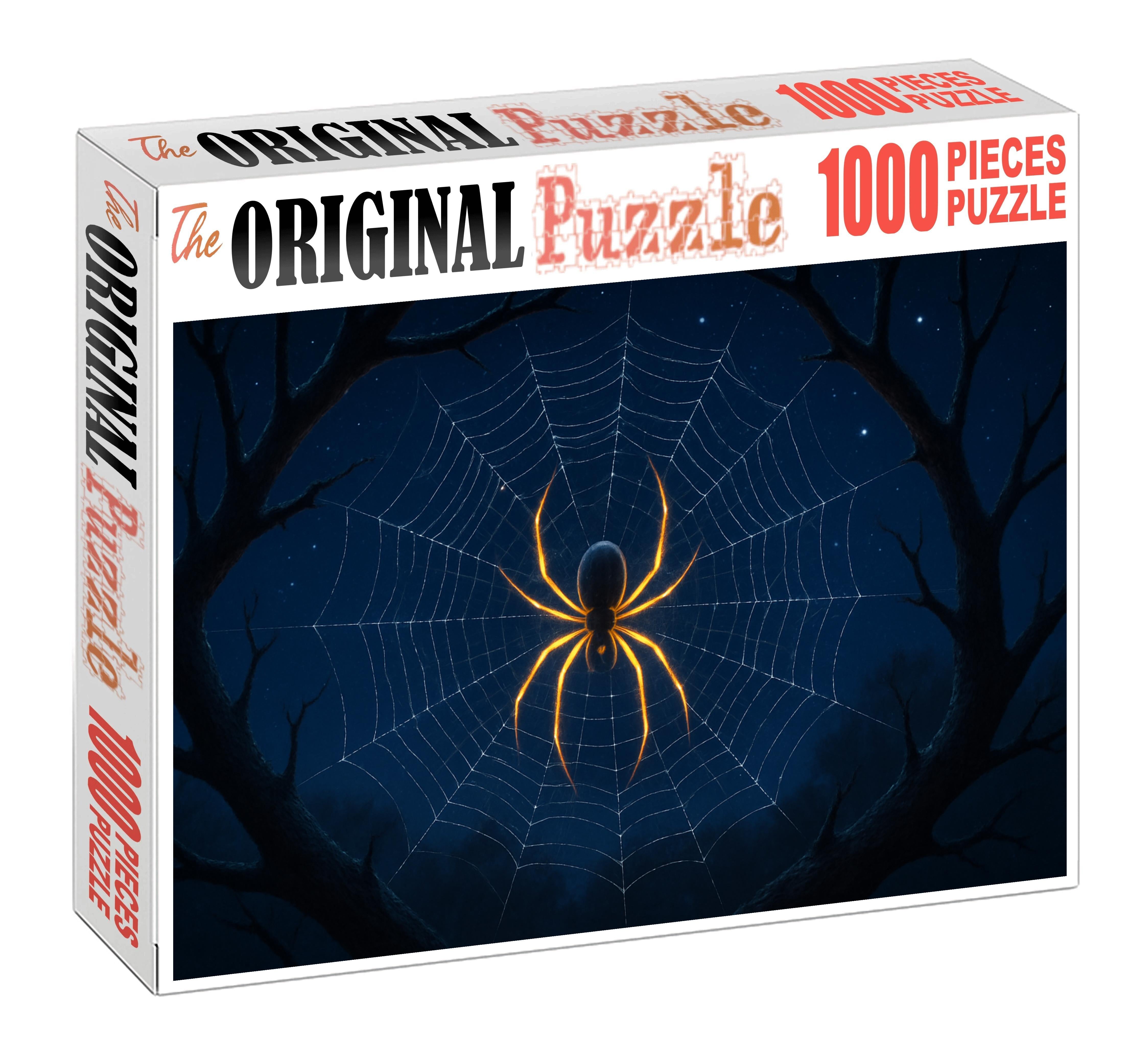 Amber Fangweaver Nocturnal Arachnid With Web-spinning Adaptations Large Format Puzzle