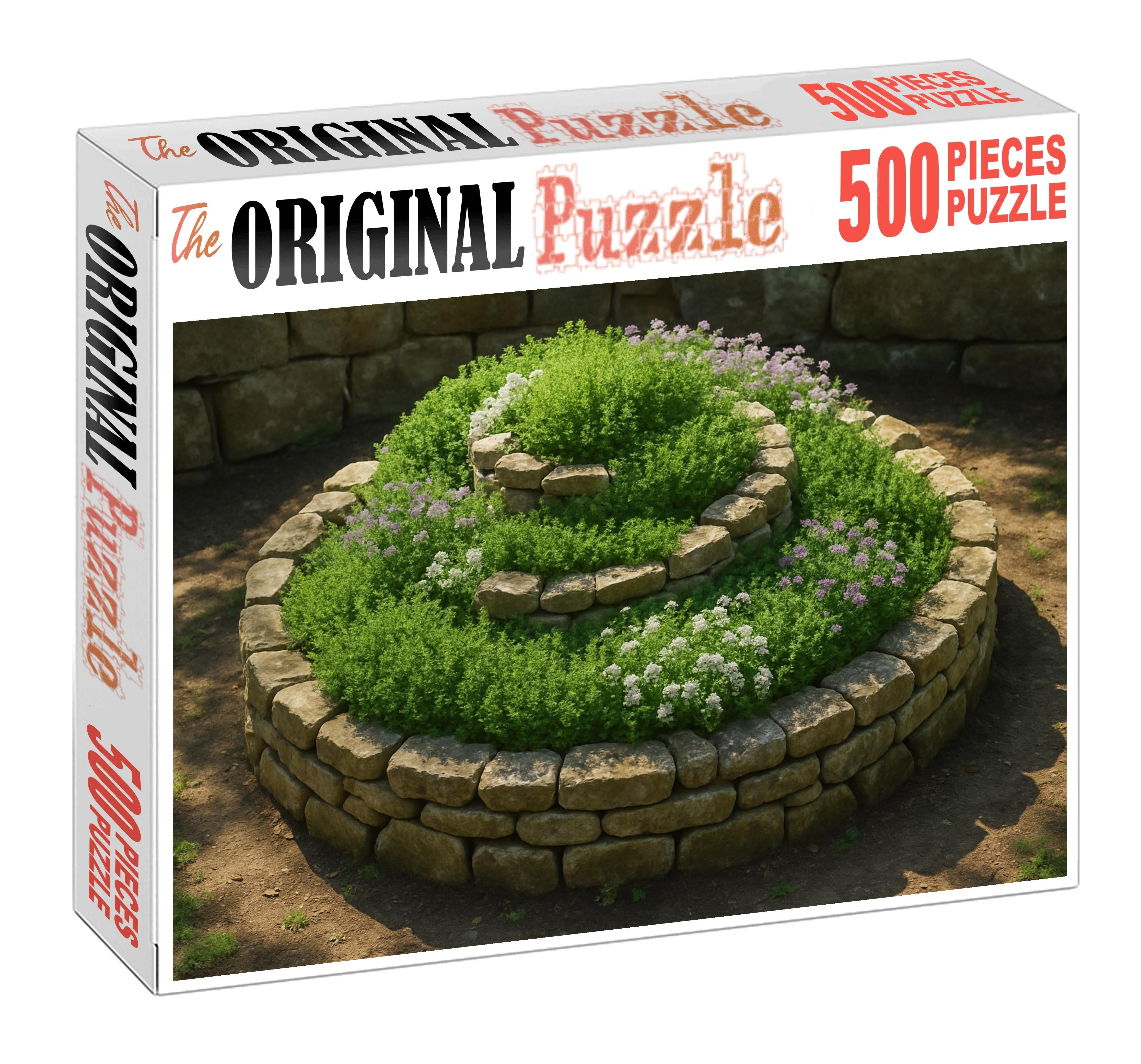 Sun-dappled Herb Spiral 200 Piece Puzzle