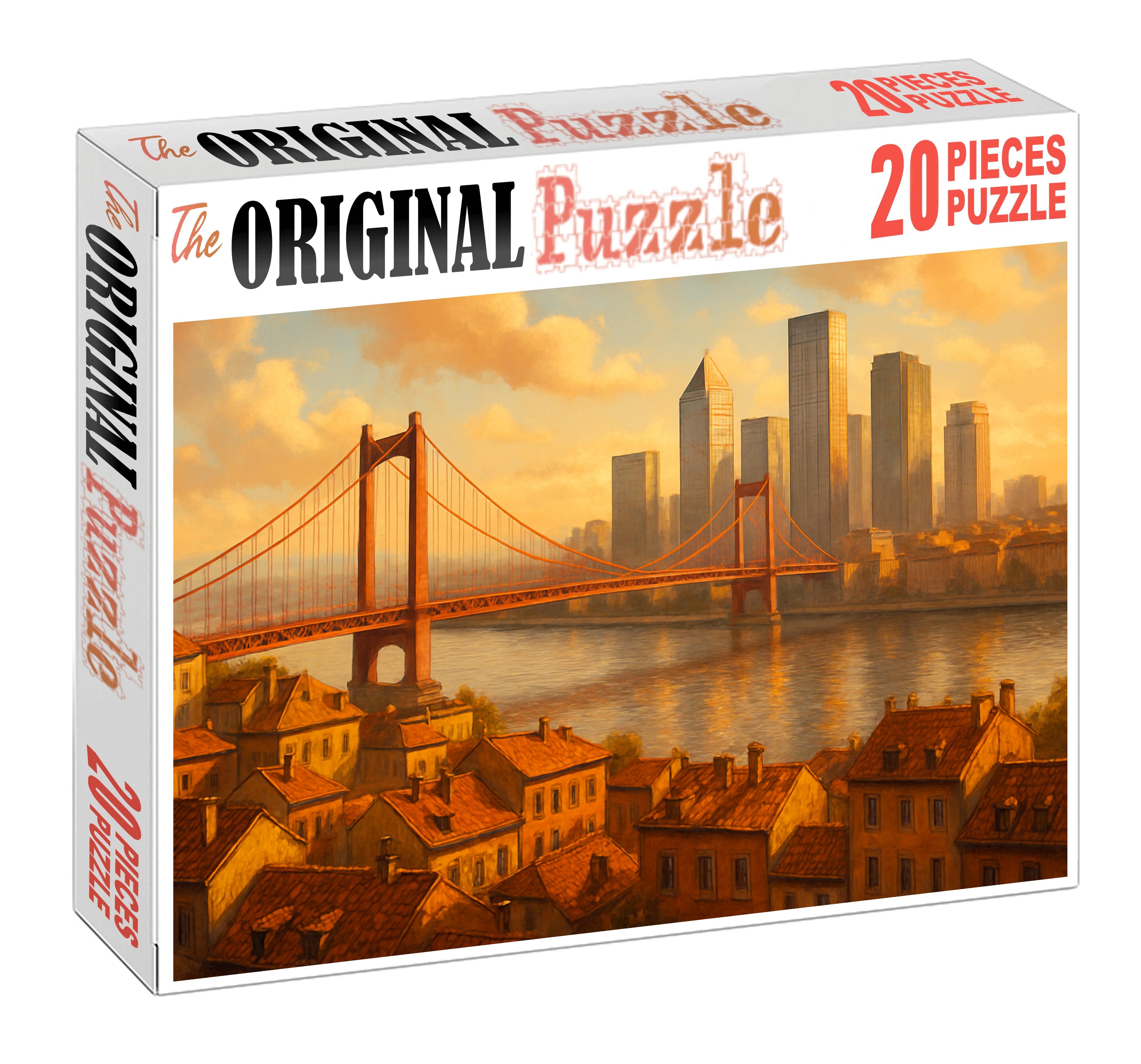 Lisbon Waterfront Skyline Charming Coastal Cityscape Combining Traditional Tiled Facades With Modern Office Blocks Puzzle Challenge