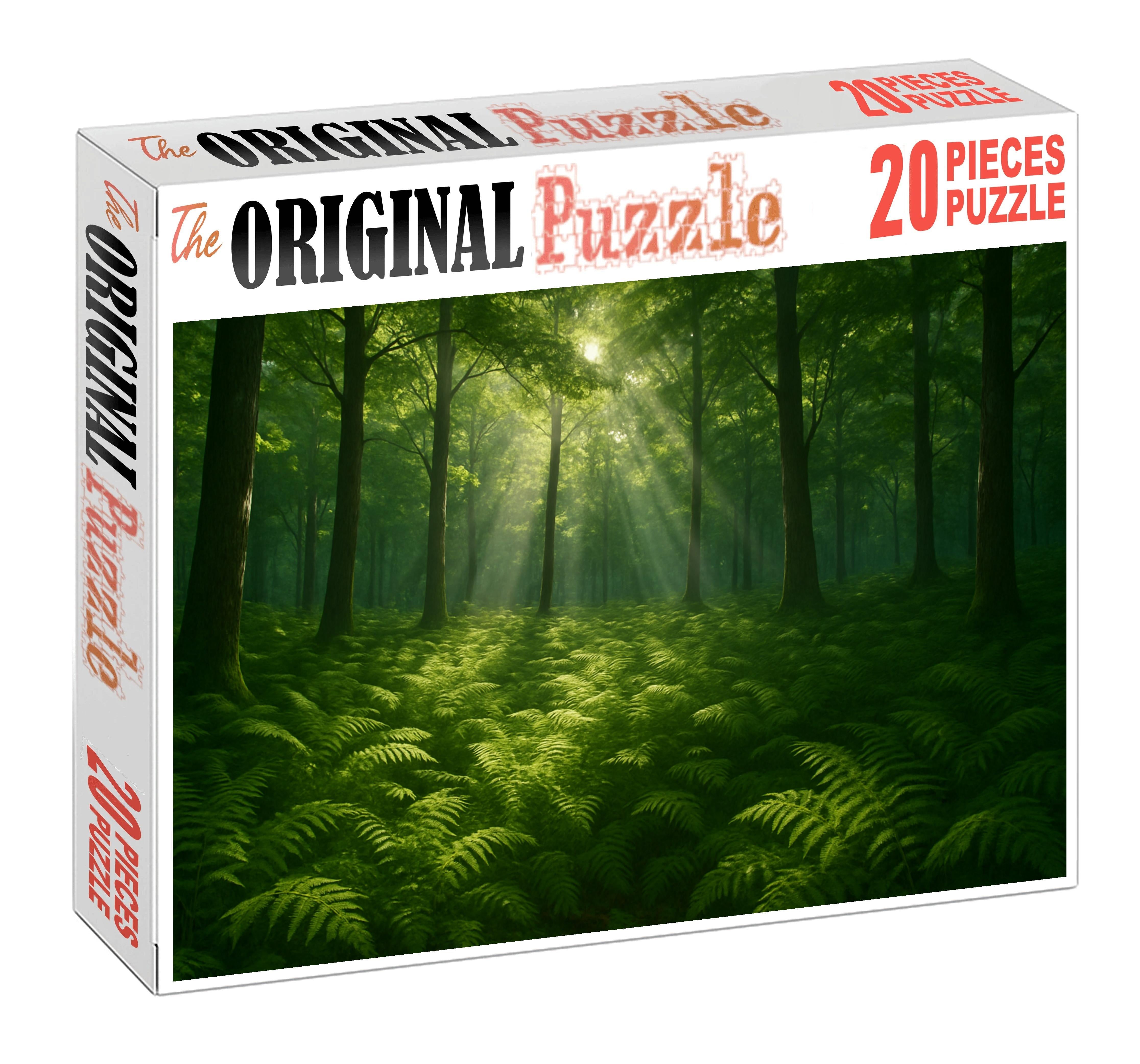 Dappled Fern Grove Unique Puzzle Design
