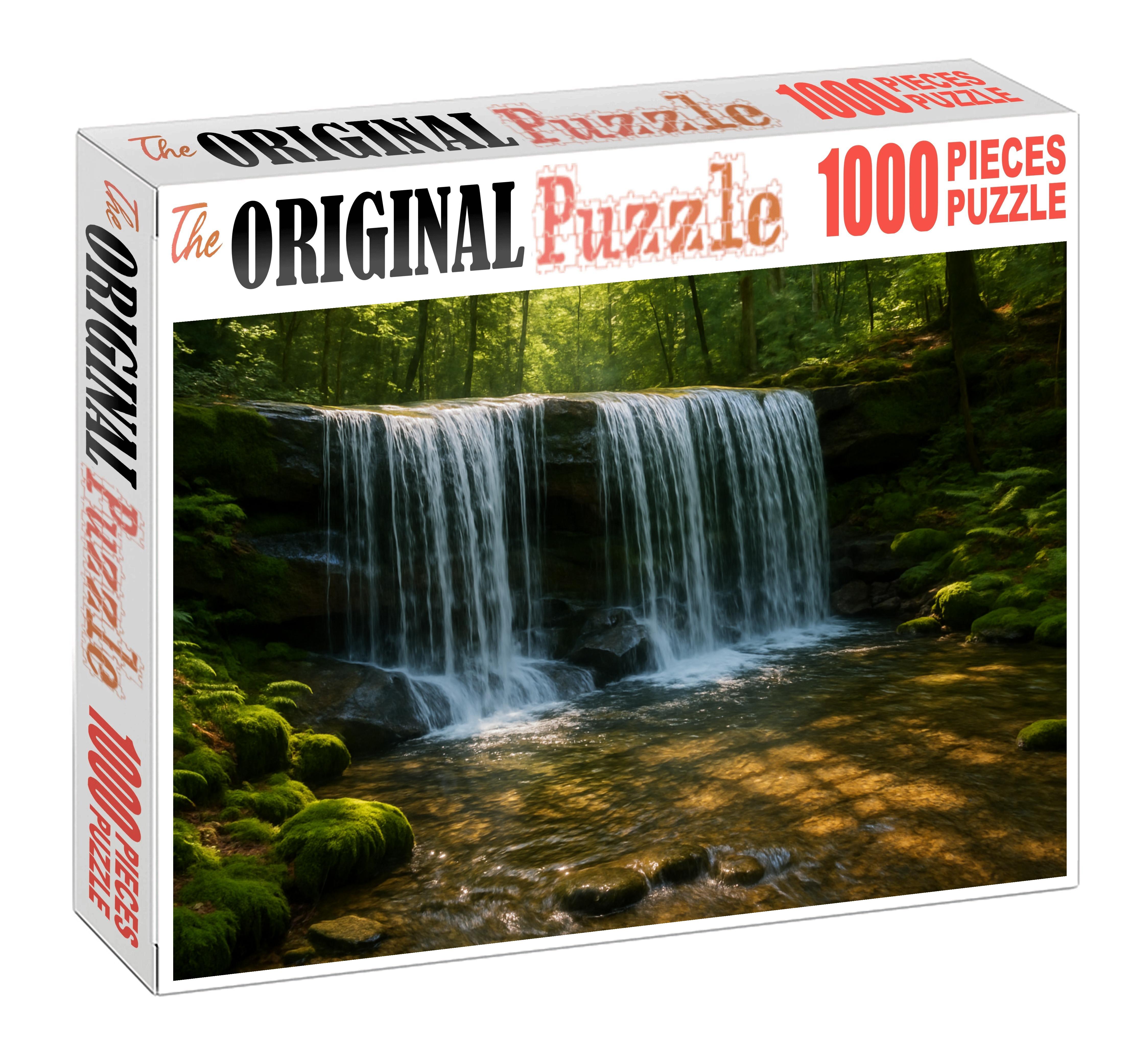 Sunlit Granite Curtain Large Format Puzzle