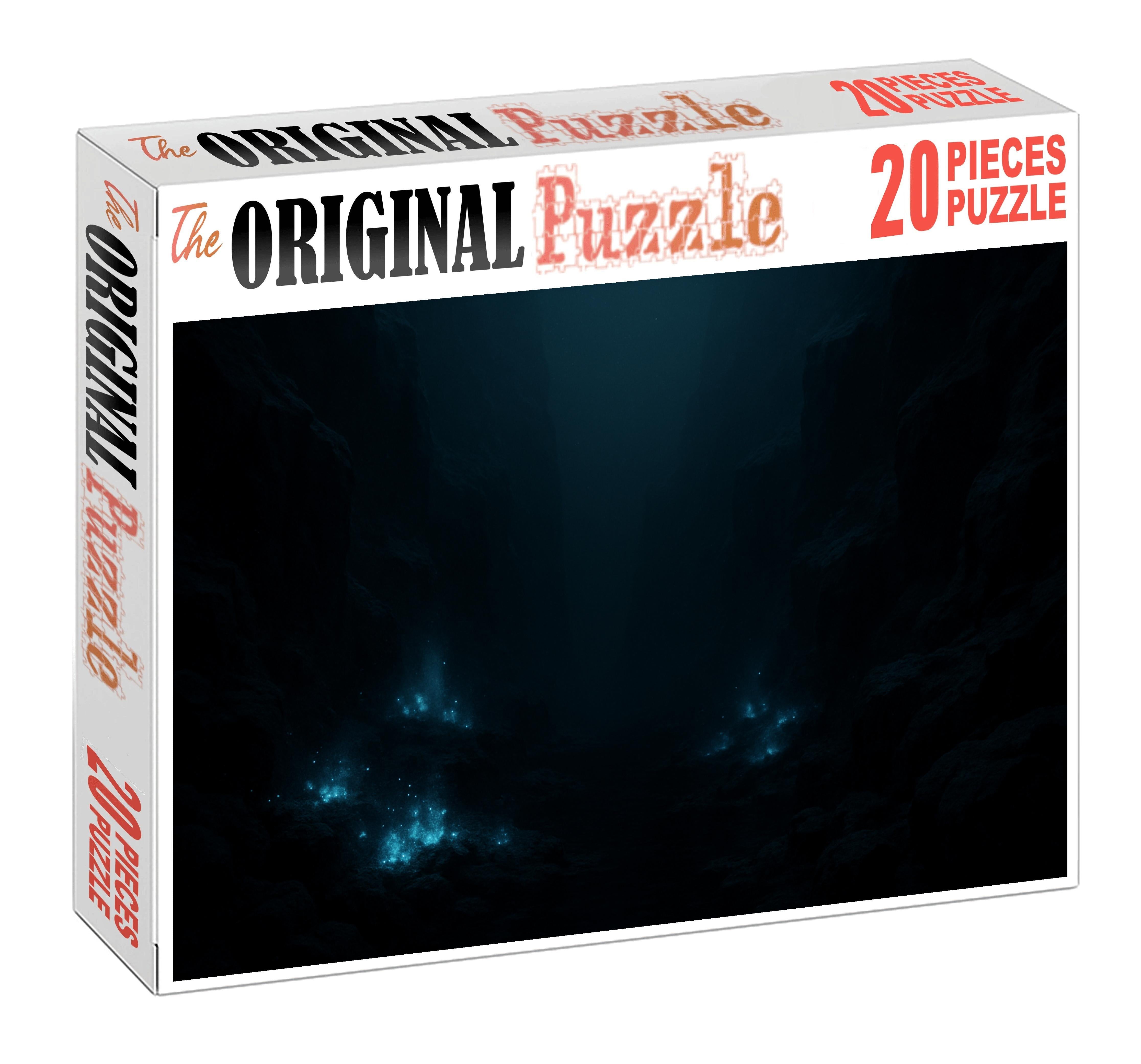Silent Abyssal Chasm Custom Jigsaw Puzzle