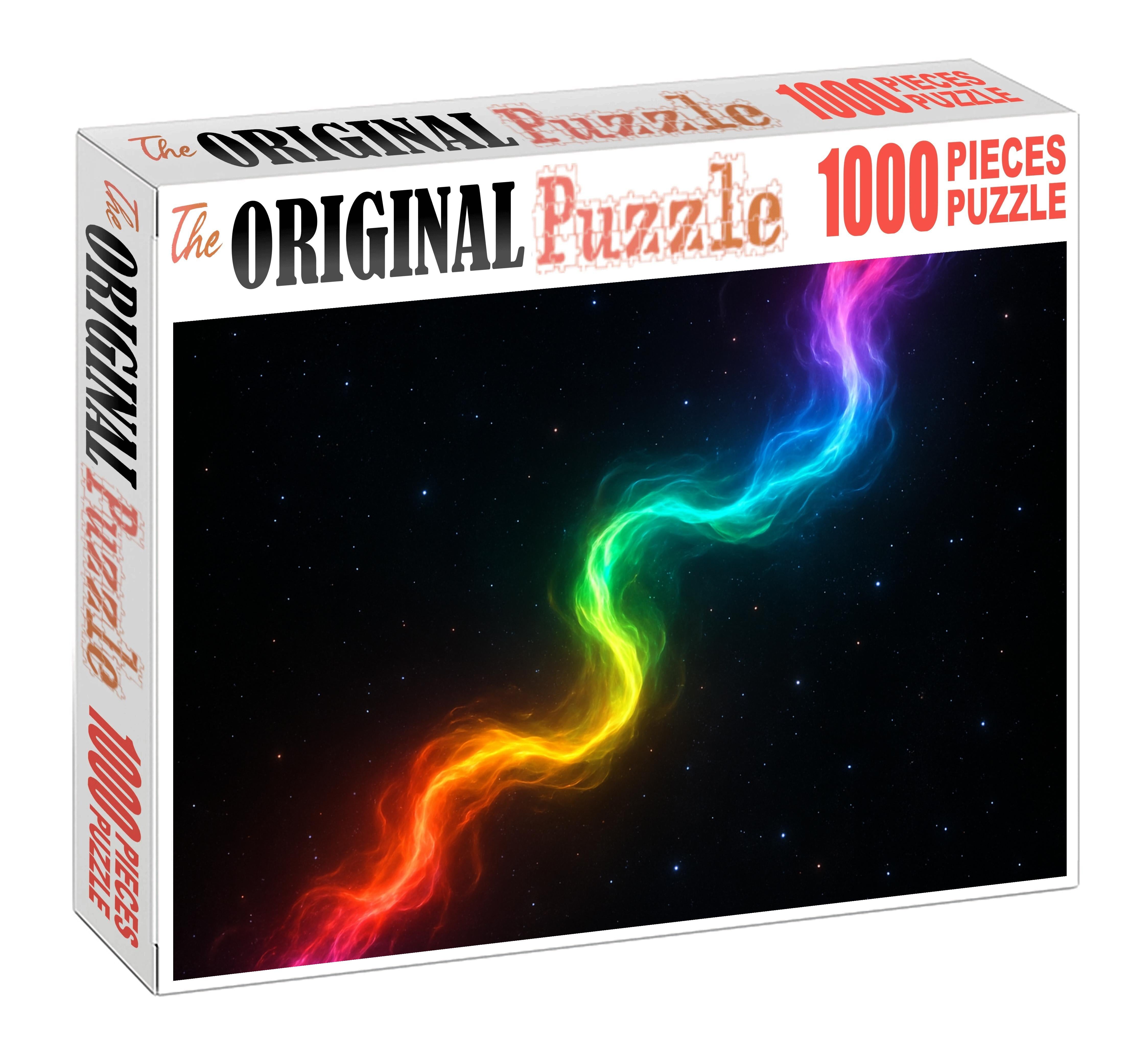 Iridescent Plasma Ribbon Puzzle Collection