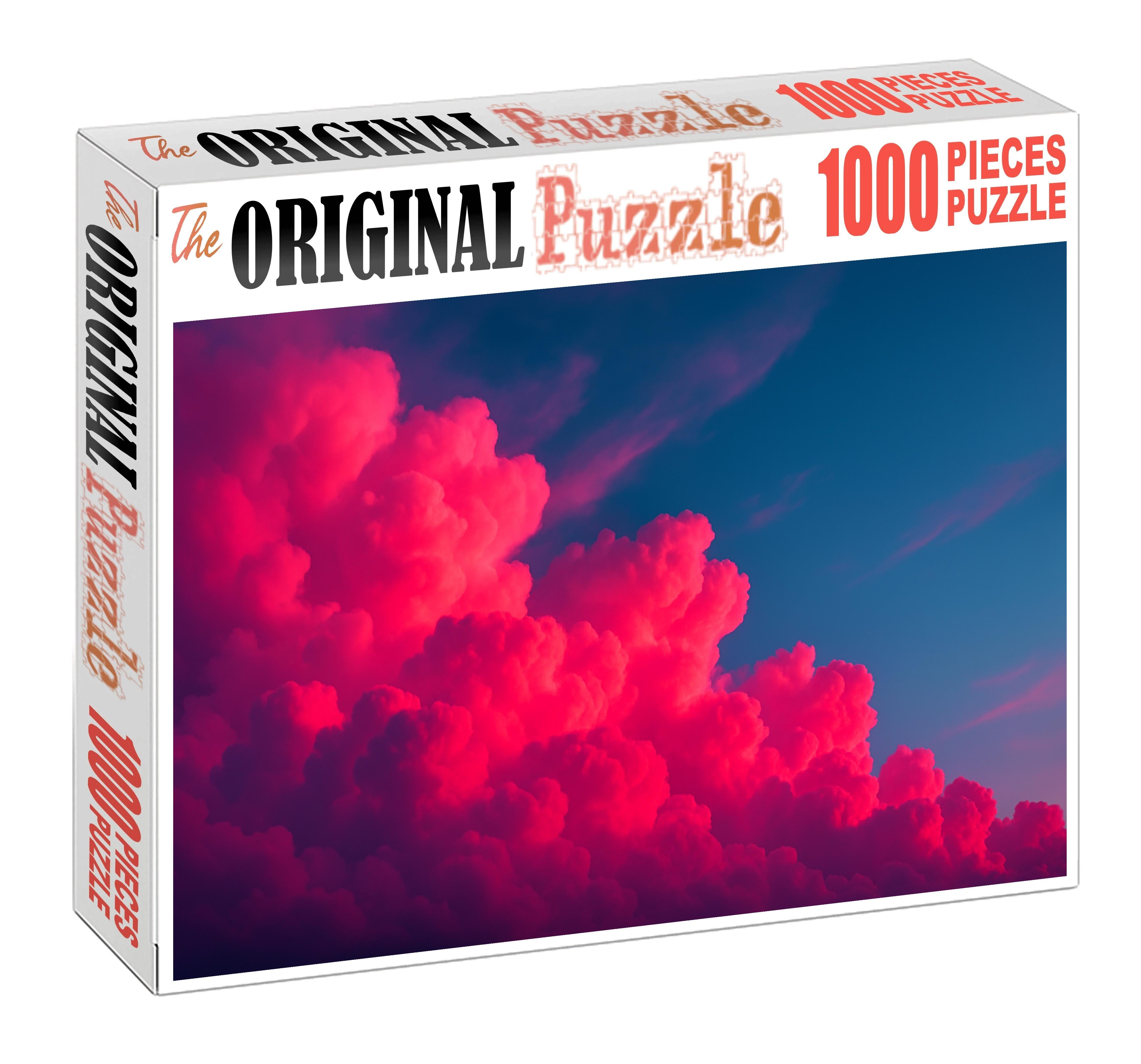 Fuchsia Cloud Cascade 50 Piece Puzzle