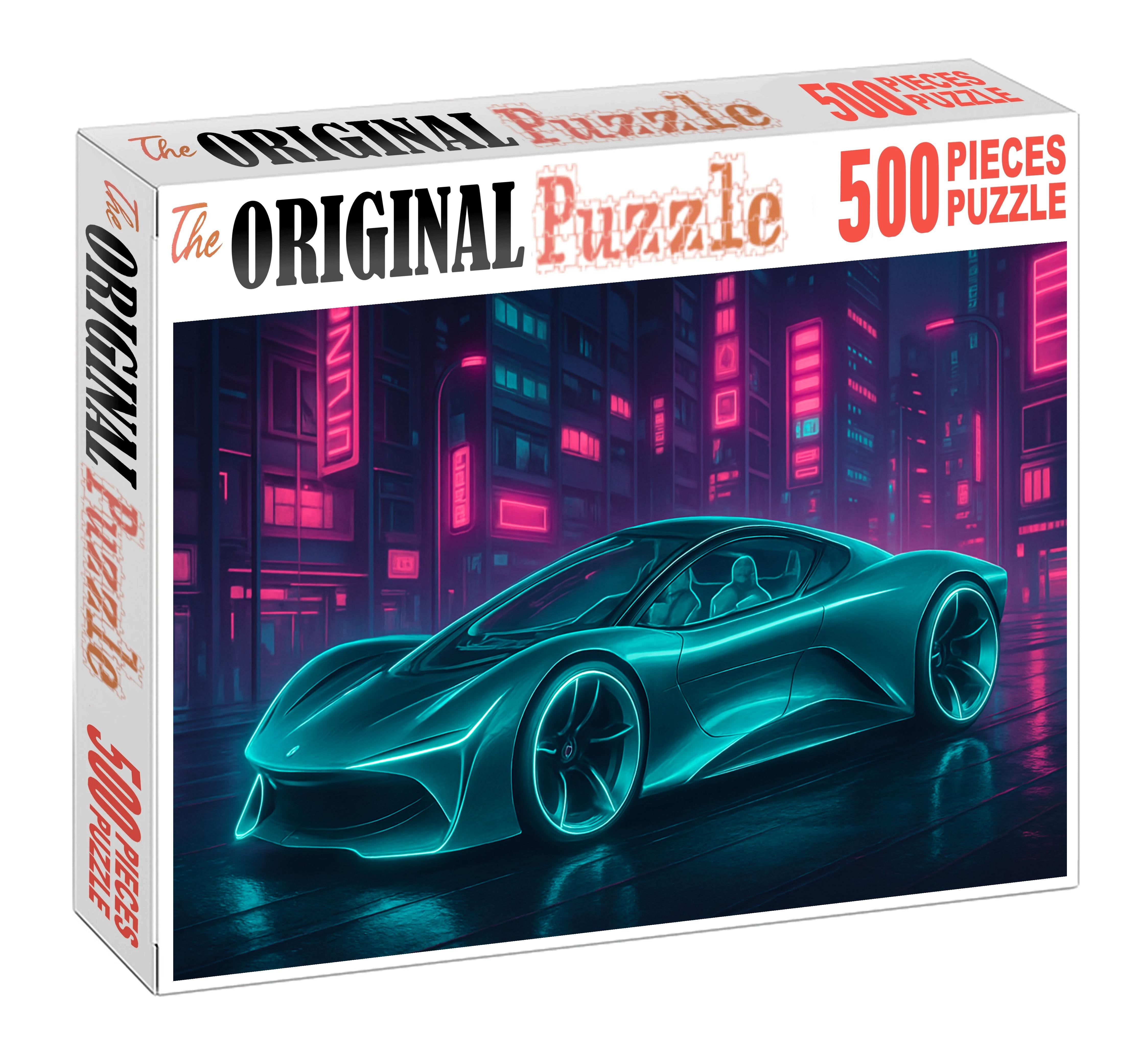 Vector Flux Concept Custom Jigsaw Puzzle