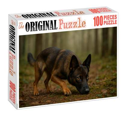 Shadow Sable Compact Dark-coated Tracker With Steadfast Focus Puzzle For Kids