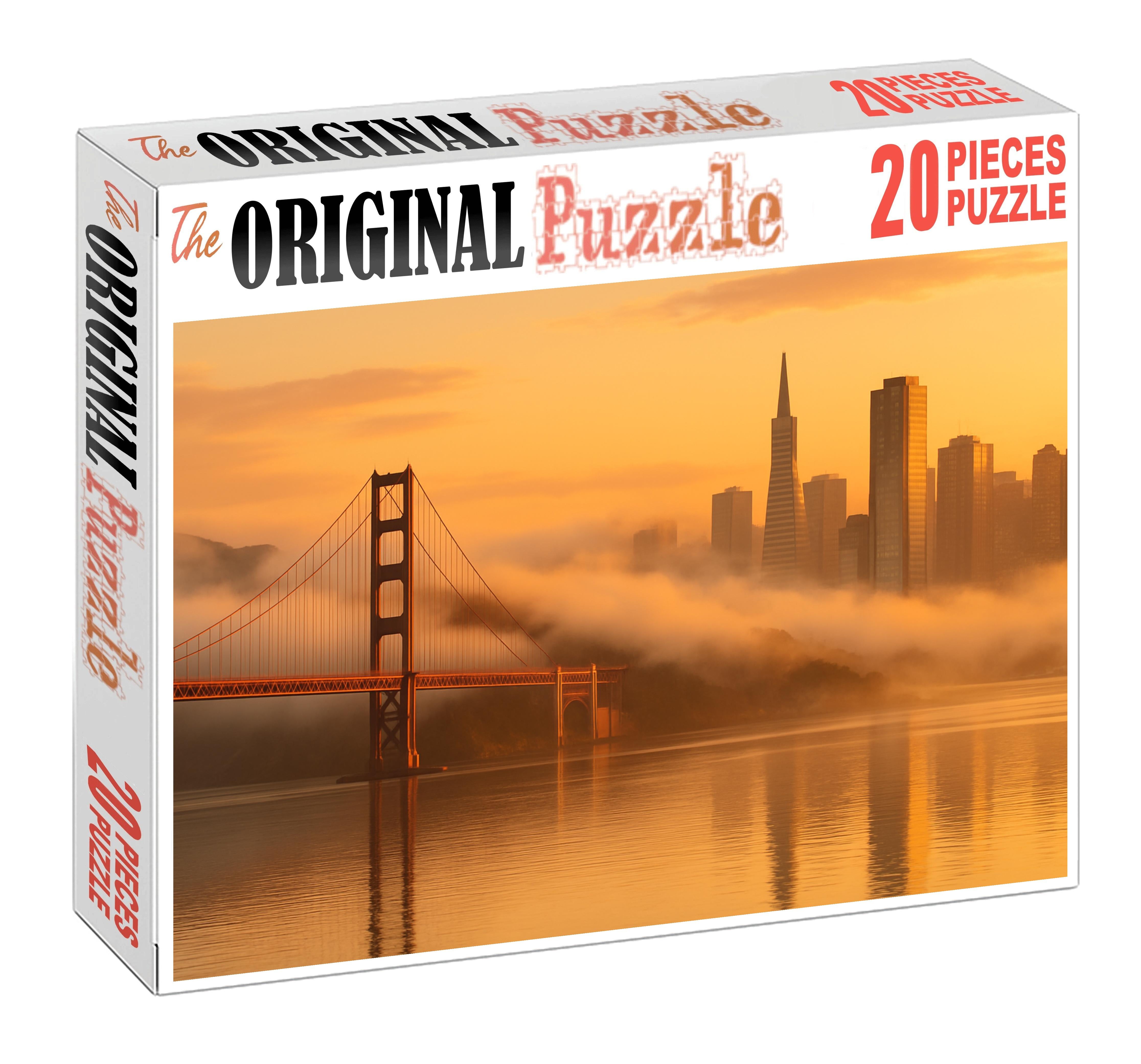 San Francisco Bay Skyline Known Globally For Its Harmonious Blend Of Nature And Urban Sprawl 200 Piece Puzzle