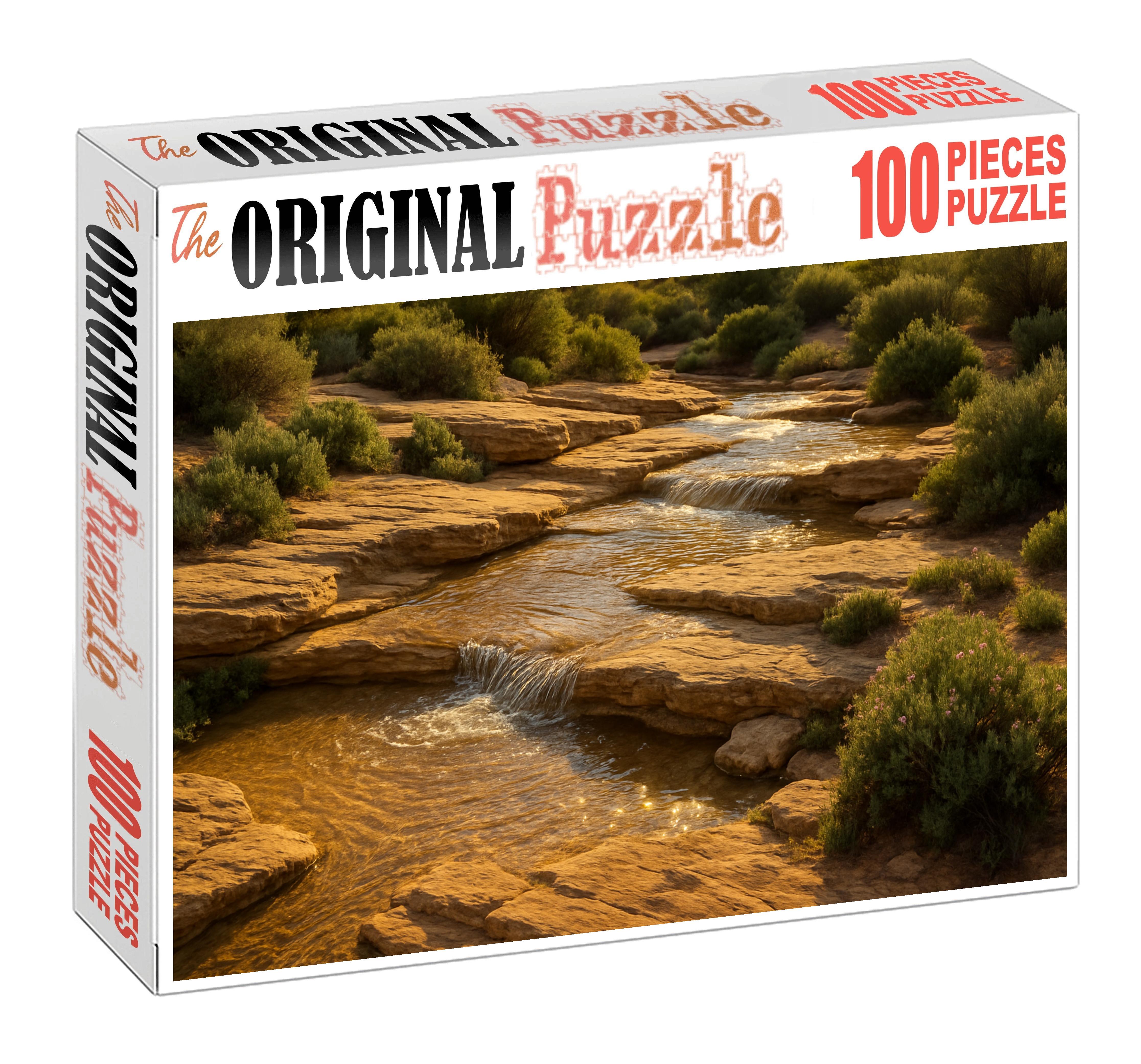 Sunlit Ledge Cascade Challenging Puzzles