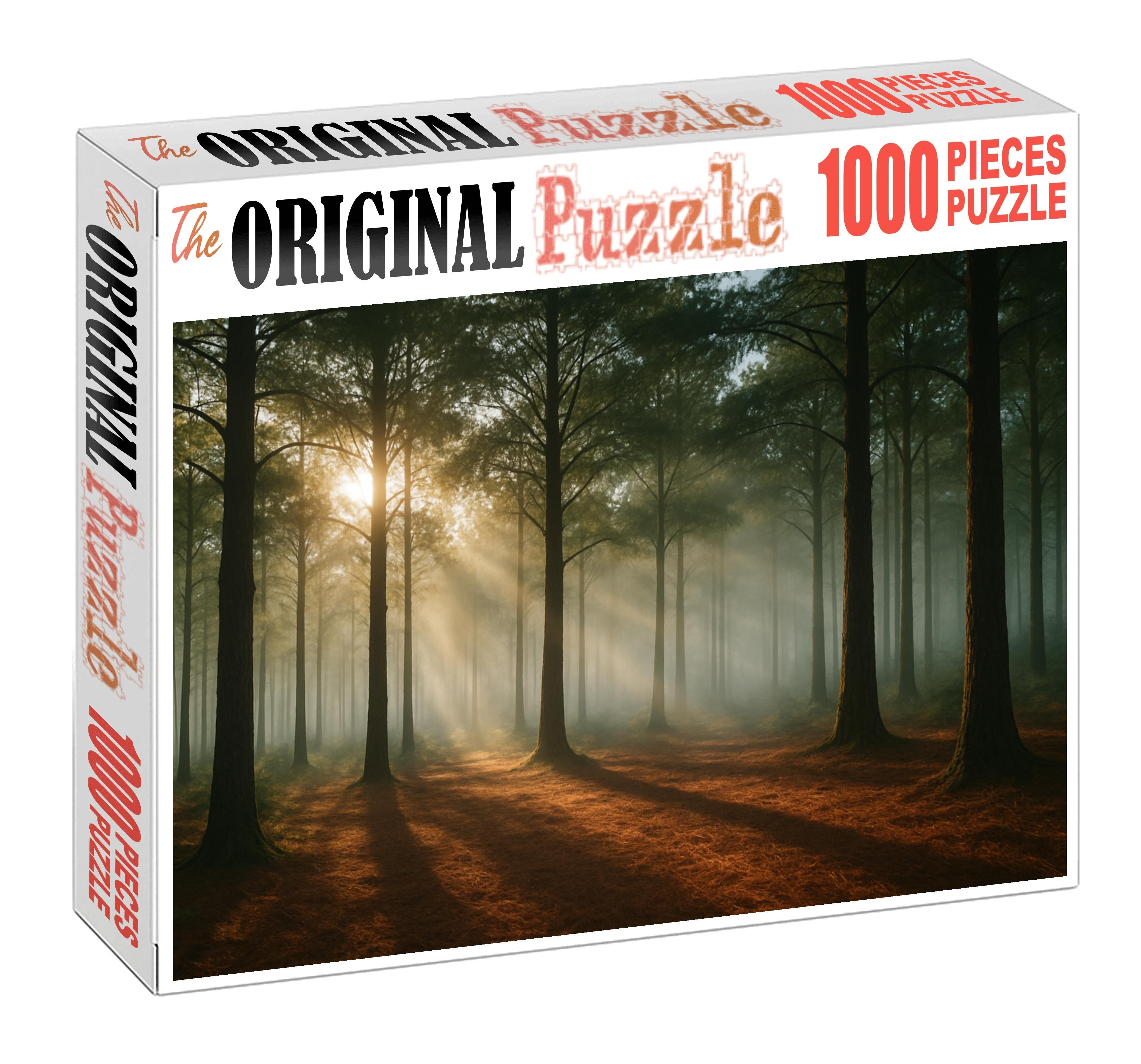 Early Morning Cedar Glimpse 500 Piece Puzzle
