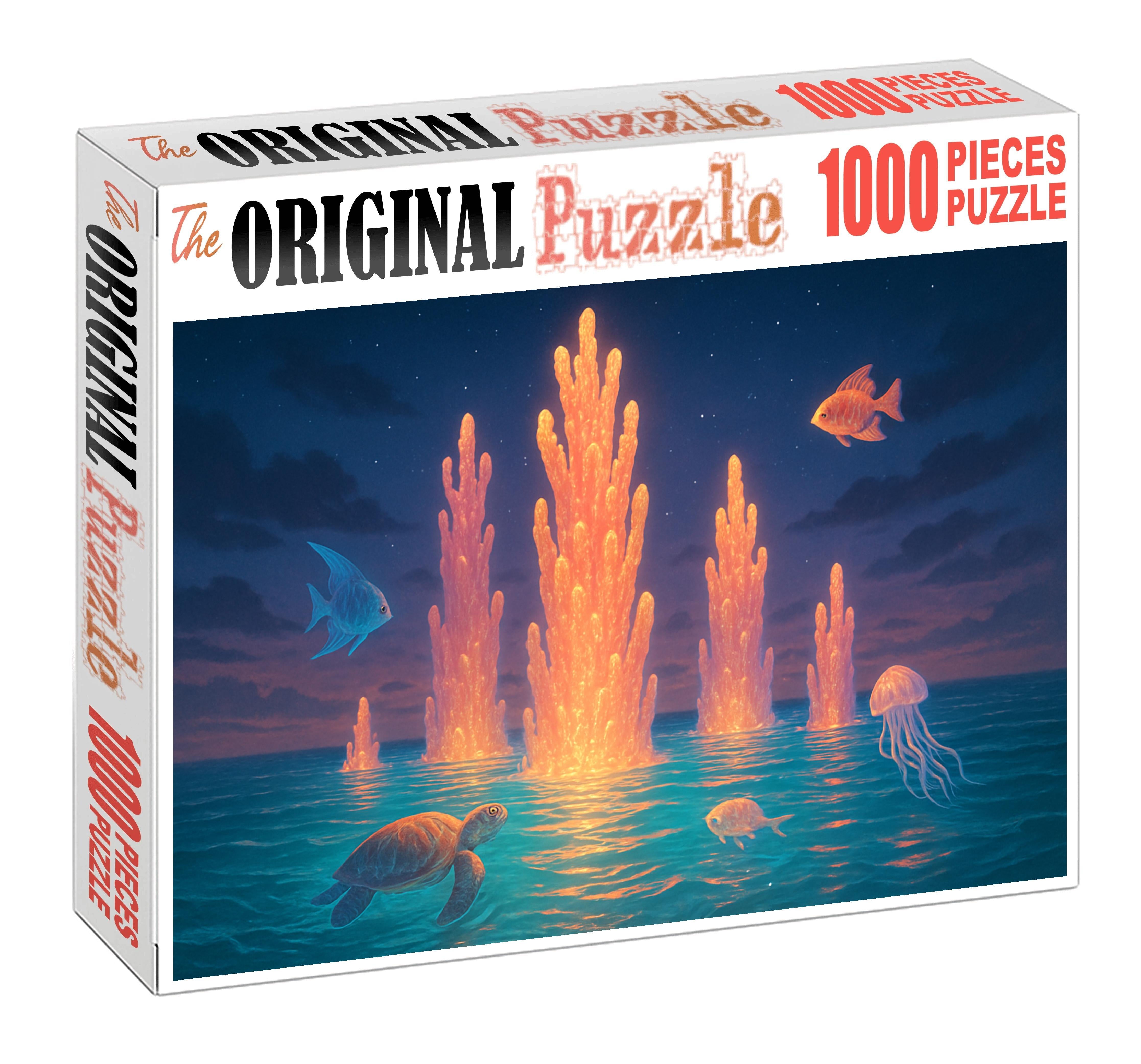 The Whispering Coral Towers 1000 Piece Puzzle