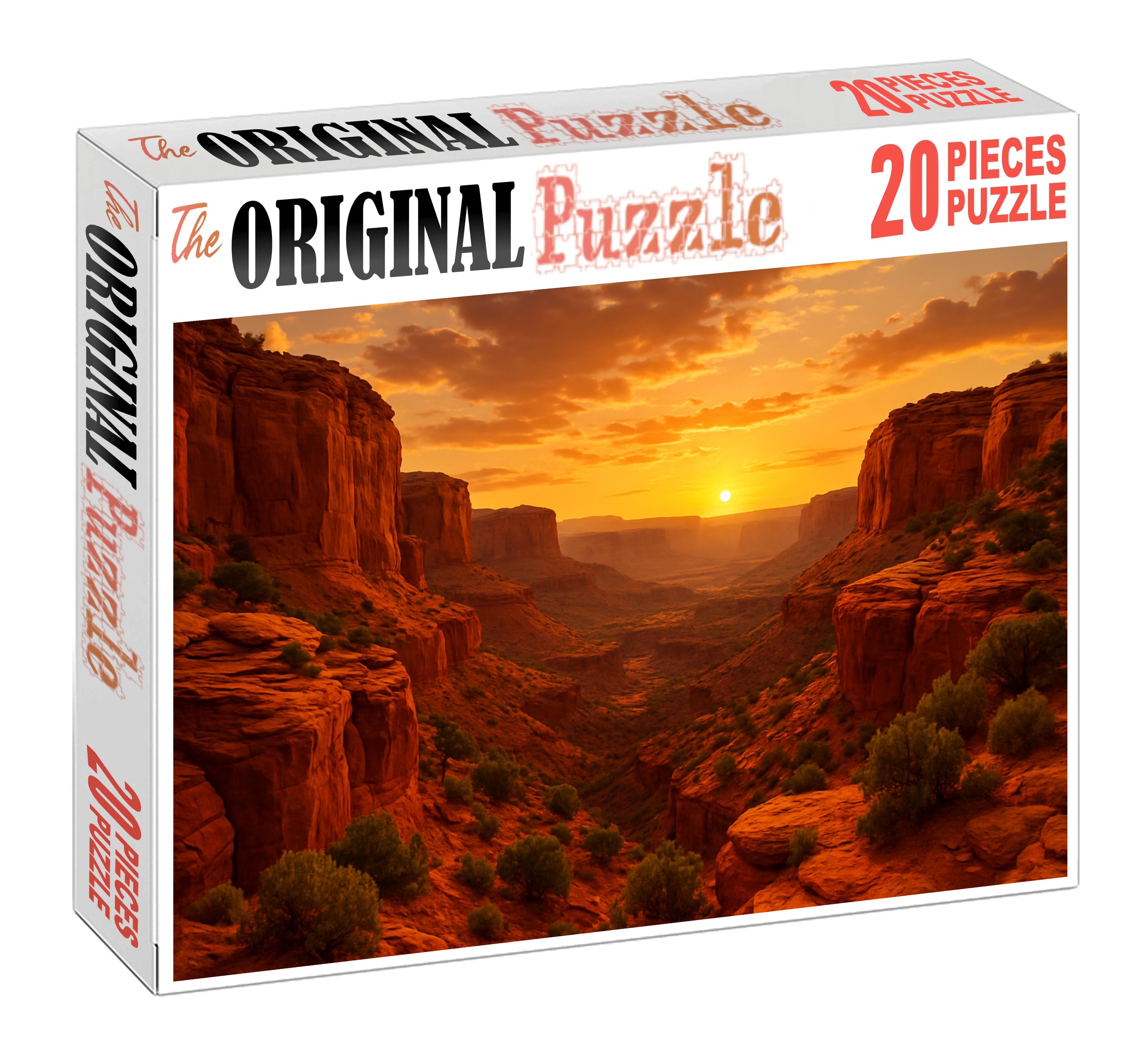 Crimson Bluff Overlook 300 Piece Puzzle