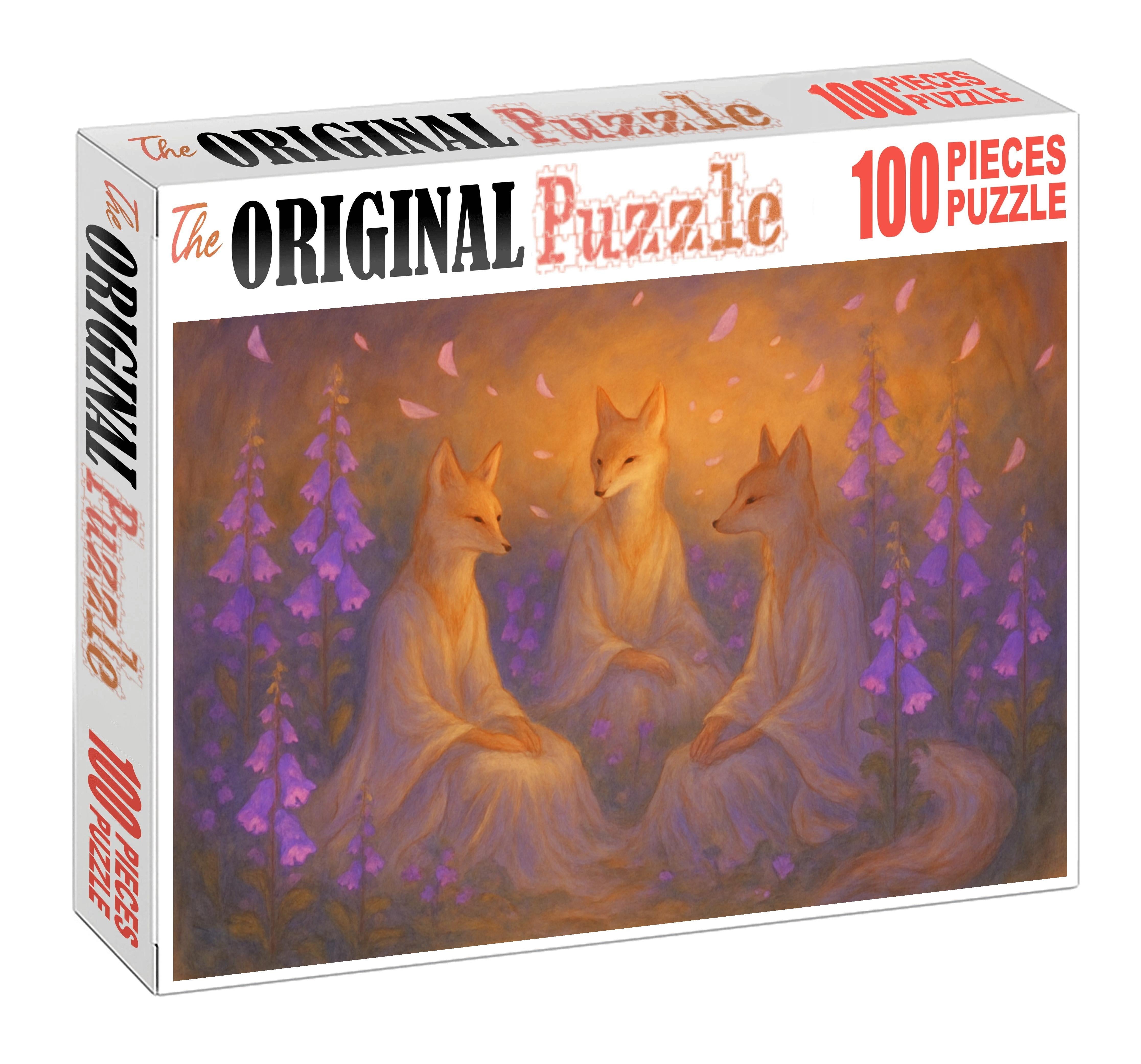 The Foxglove Tea Ceremony Custom Jigsaw Puzzle