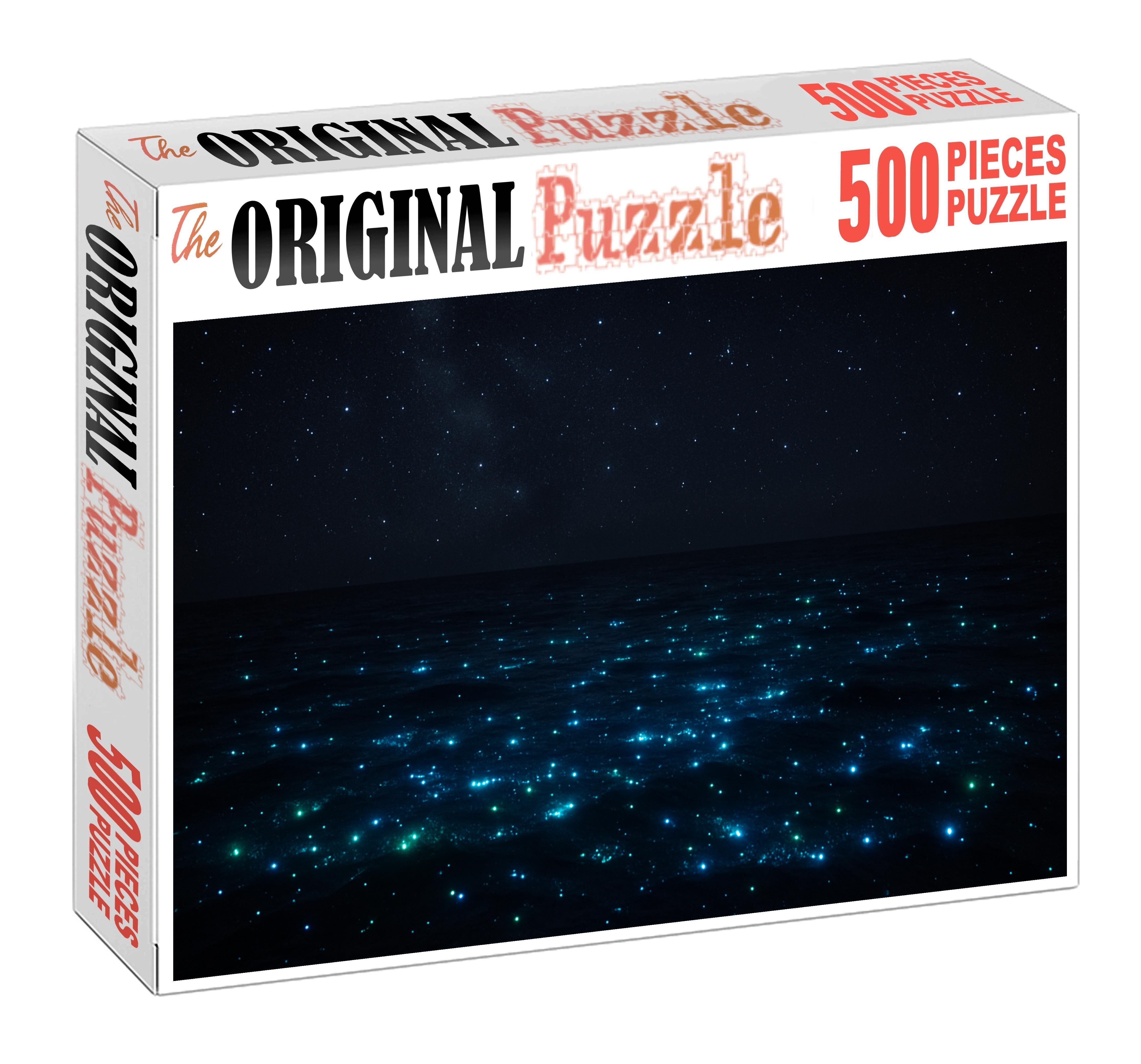 Celestial Bioluminescent Drift 500 Piece Puzzle