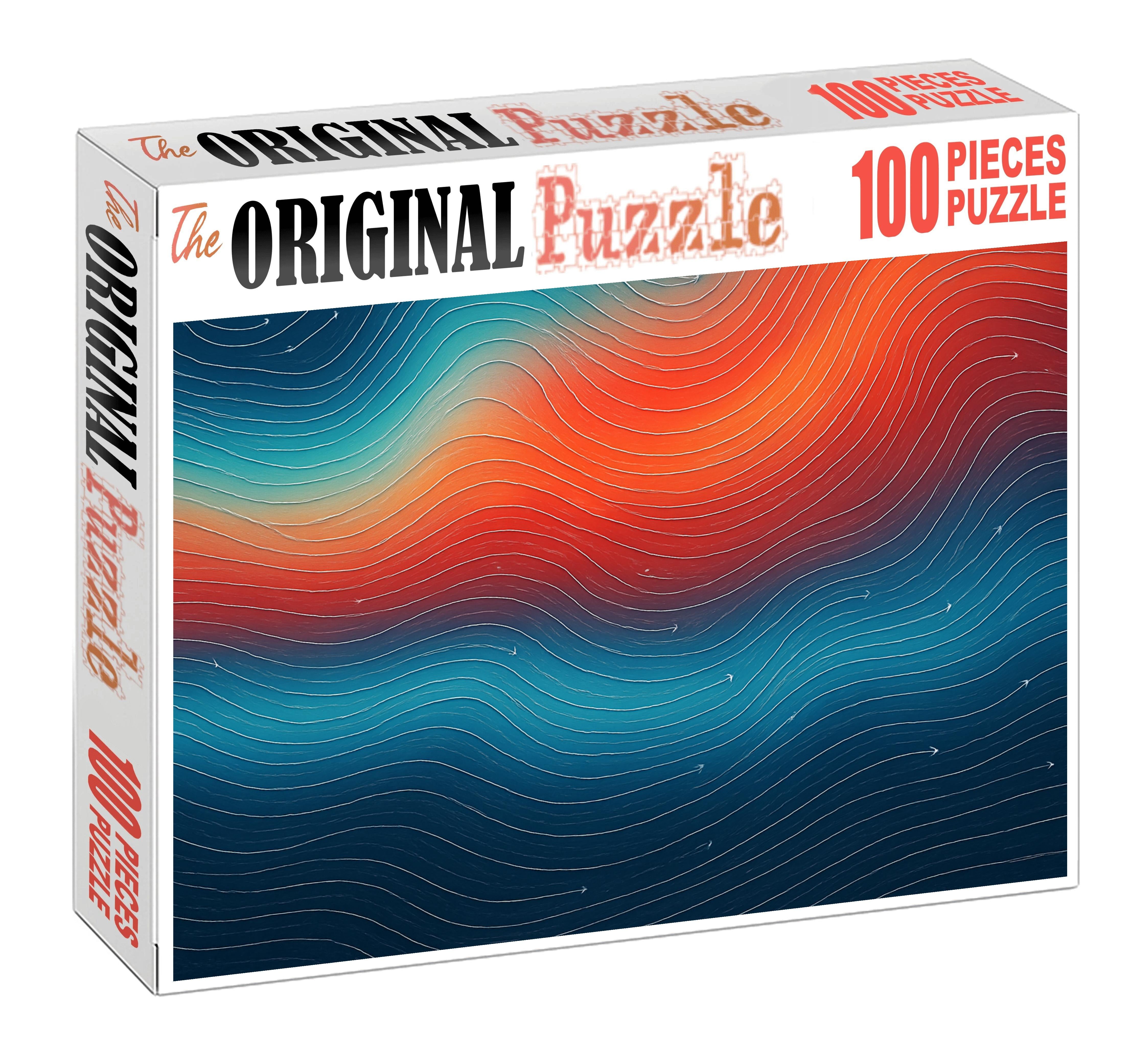 Oceanic Thermal Front Map Easy Puzzles