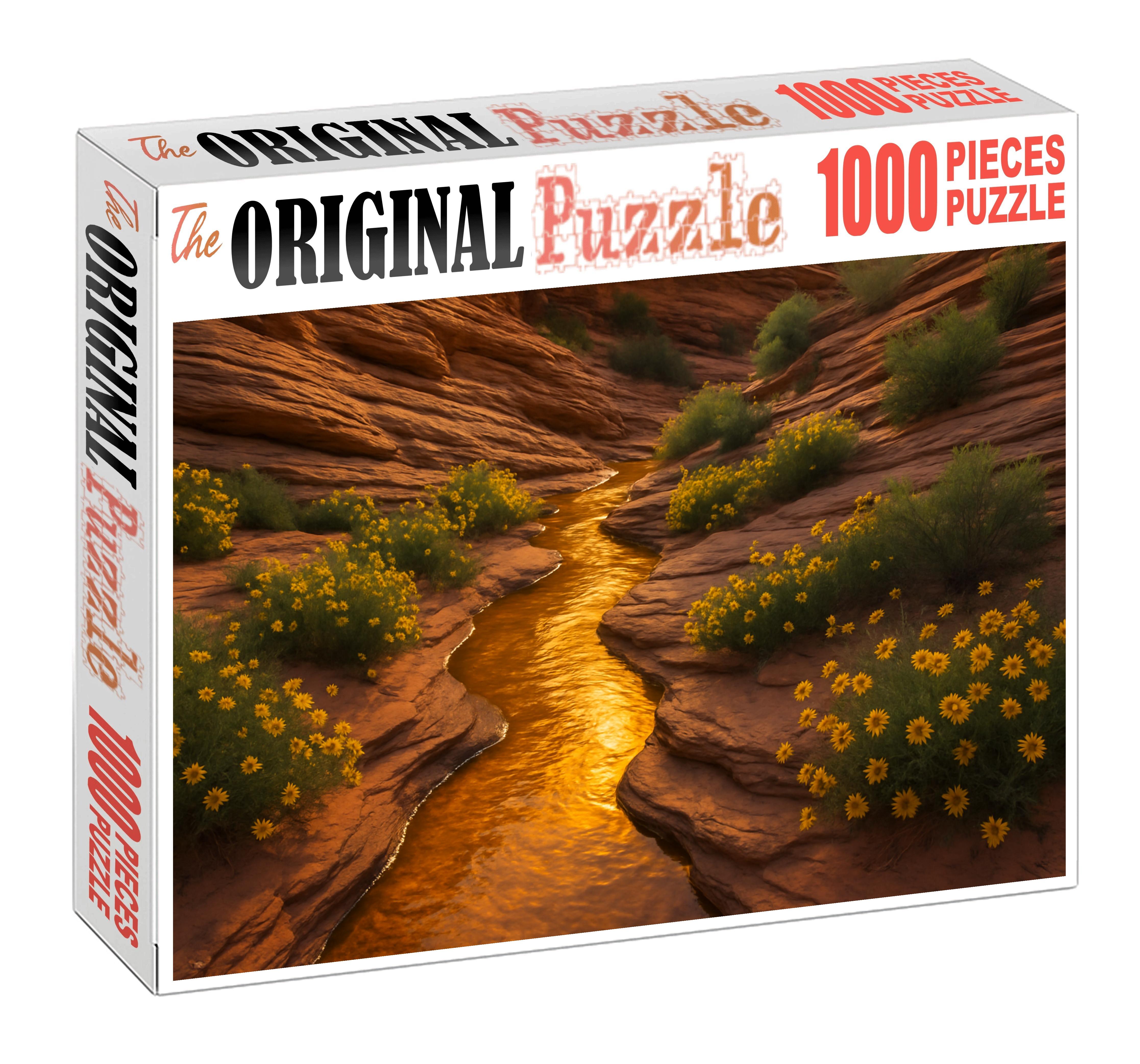 Amber Ribbon Cascade 200 Piece Puzzle