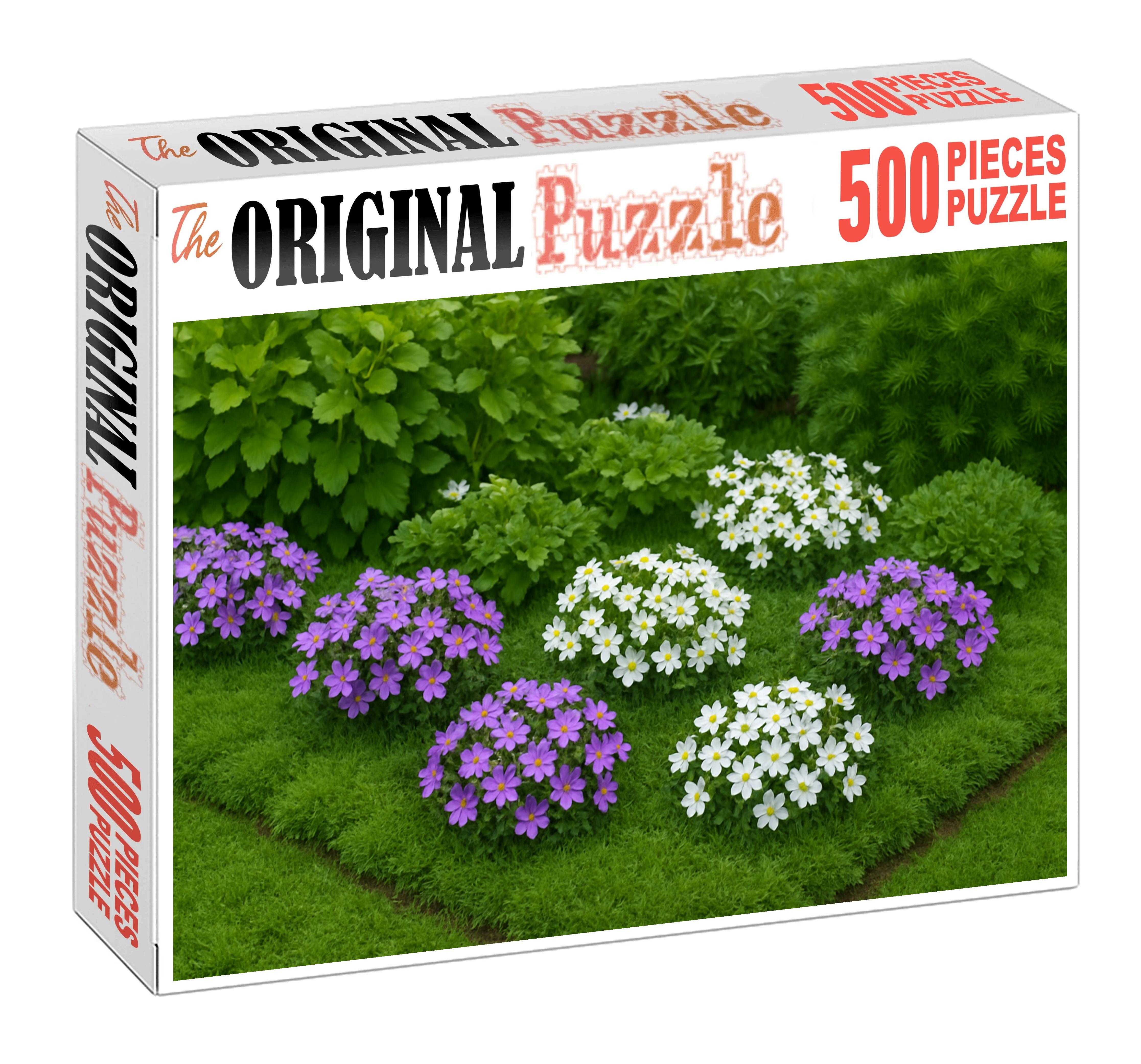 Rustic Herb And Blossom Border 100 Piece Puzzle