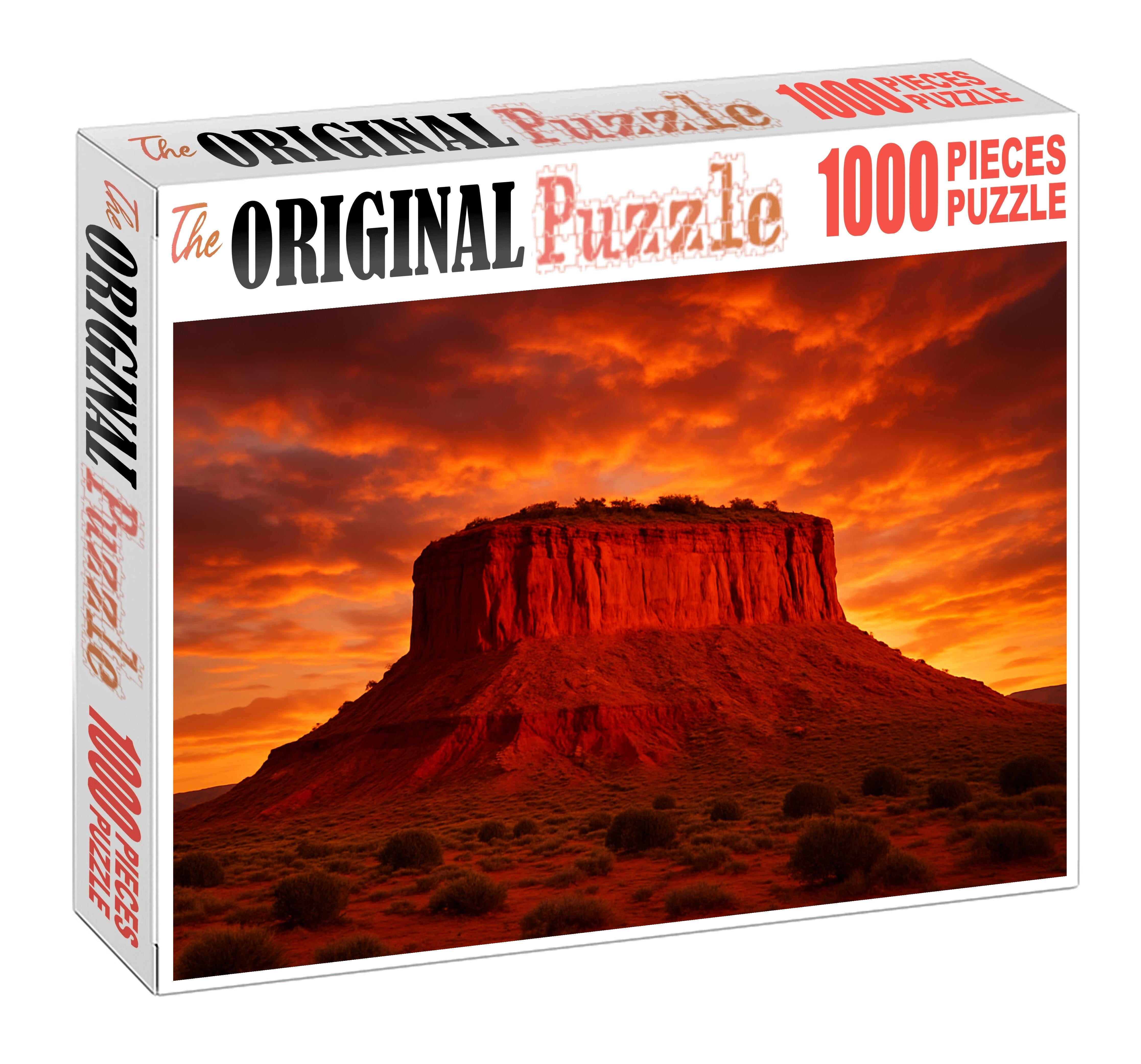 Crimson Sunset Mesa 20 Piece Puzzle