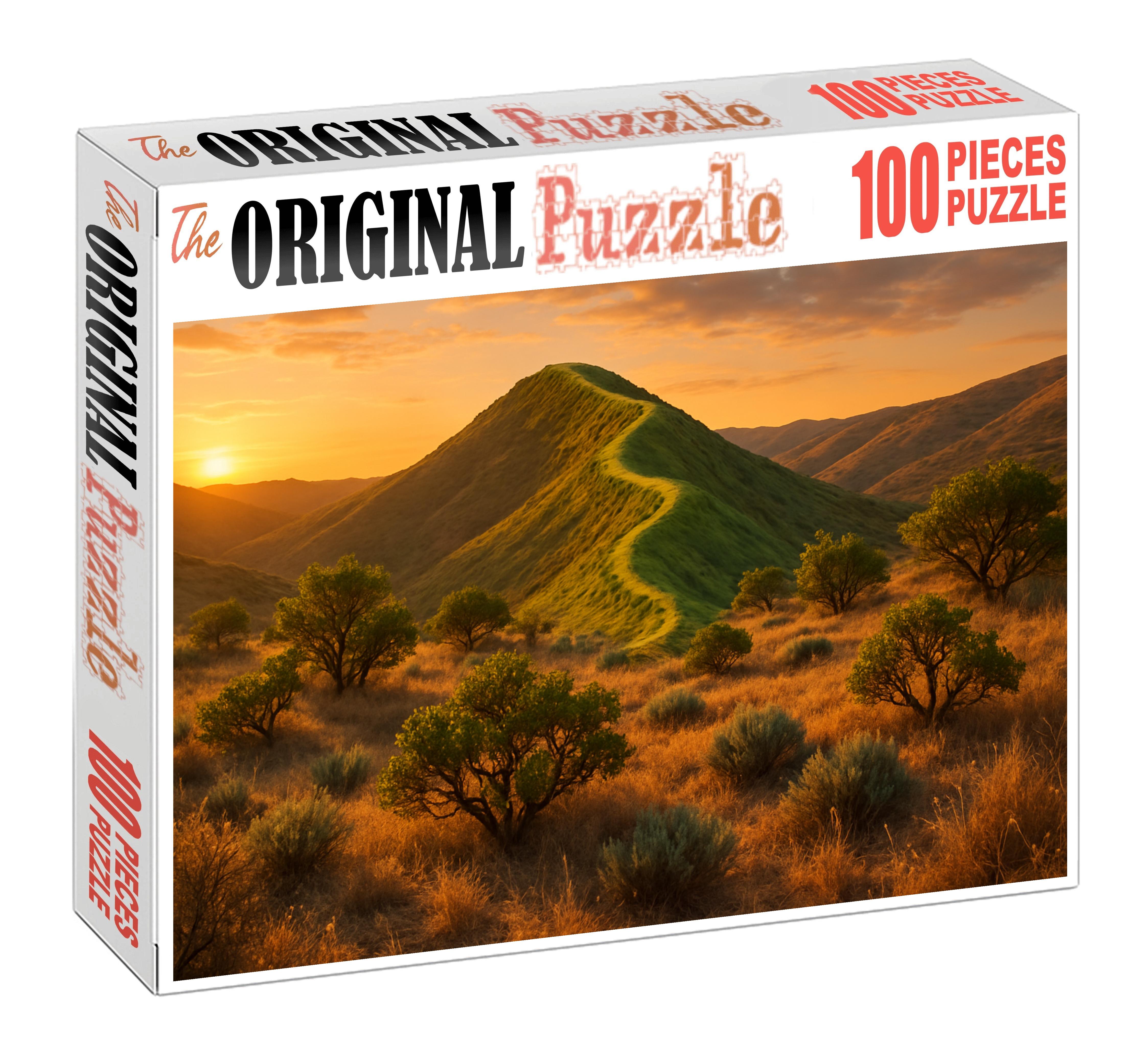 Sunset Serpentine Ridge Premium Puzzle Pieces
