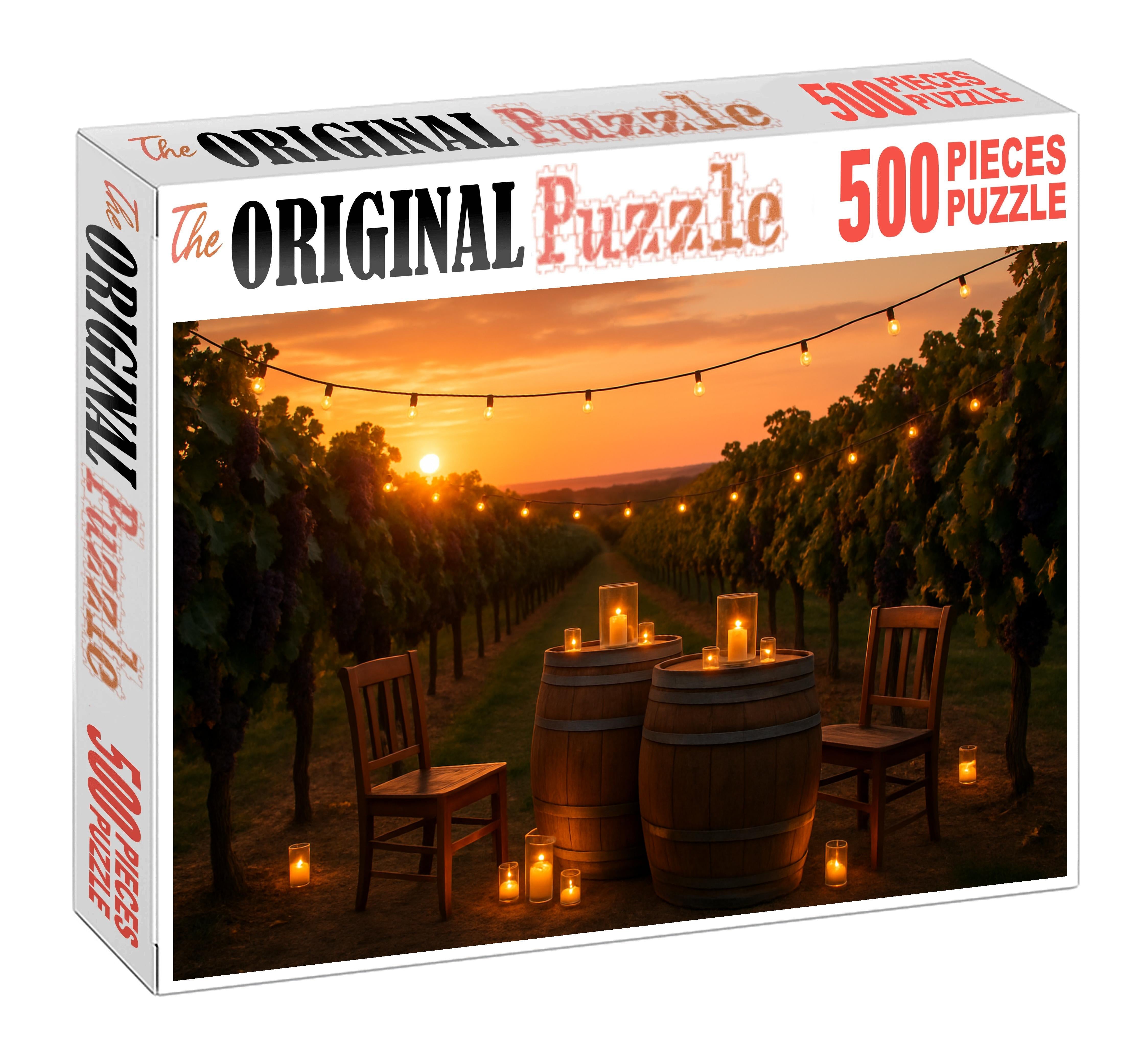Sunset Vineyard Celebration Puzzle Collection