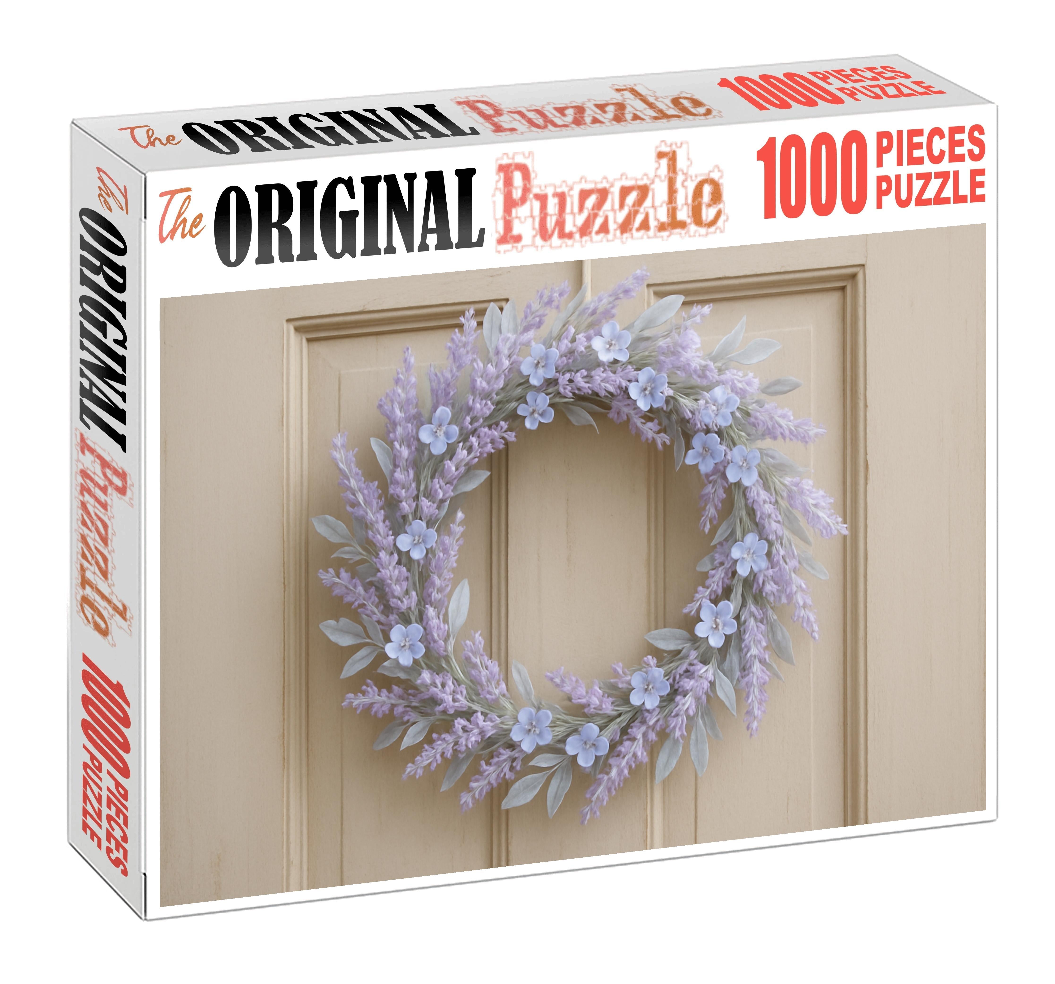 Lavender Breeze Wreath Puzzle Collection