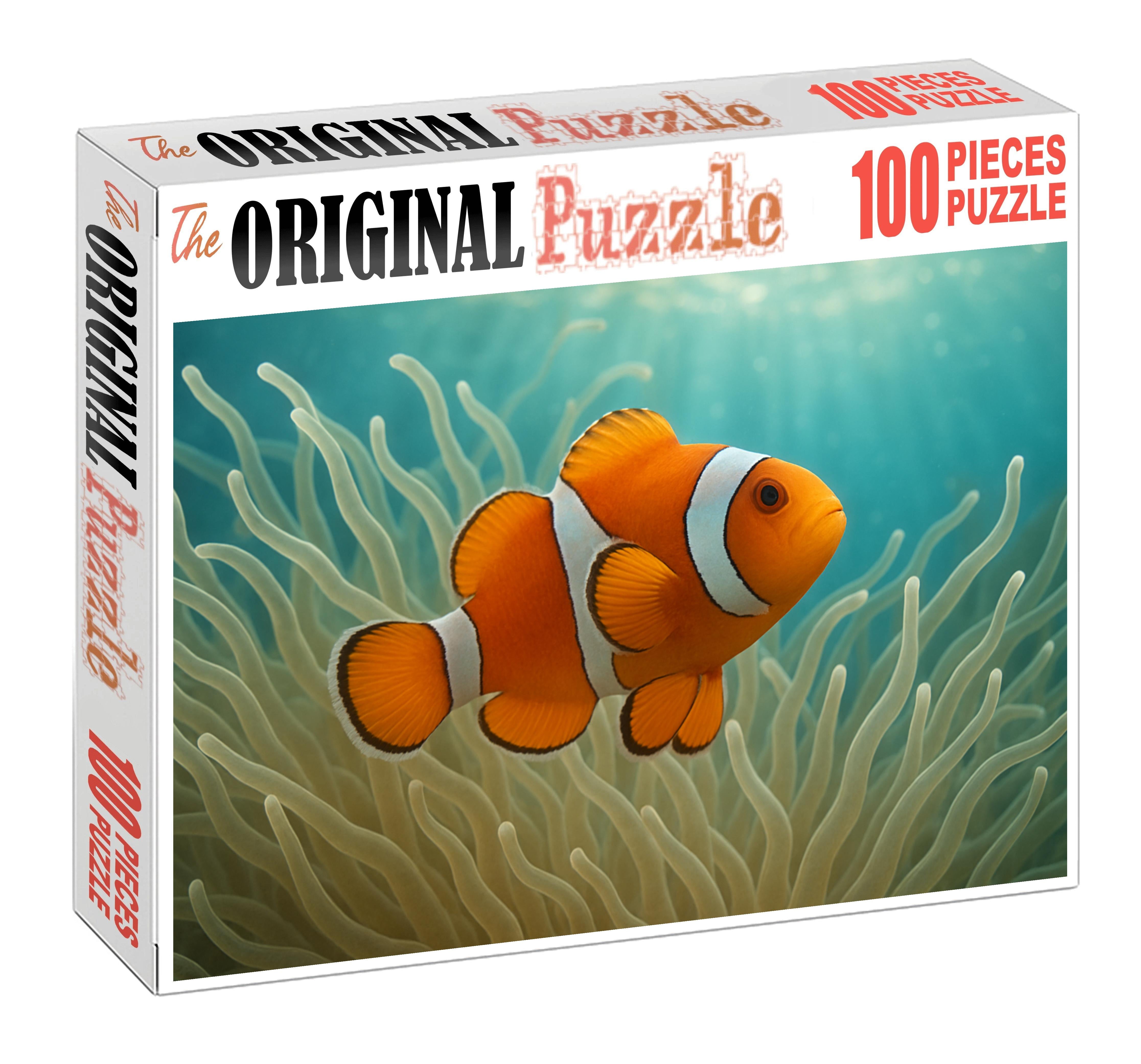 Crystal Anemonefish Small Brightly Colored Fish With Sharp White Bands Easy Puzzles