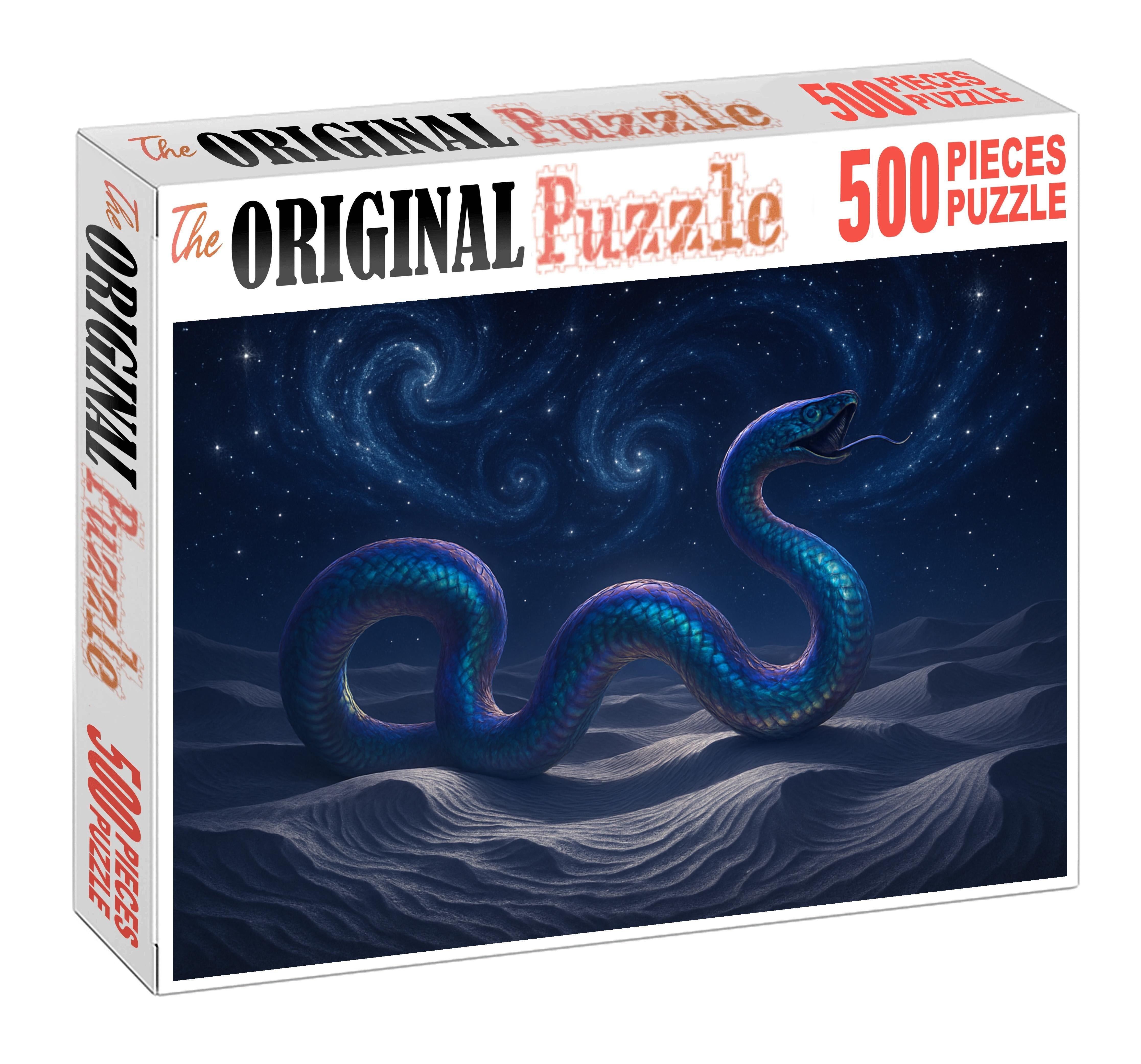 The Serpents Infinite Dance On Moonlit Sands 1000 Piece Puzzle