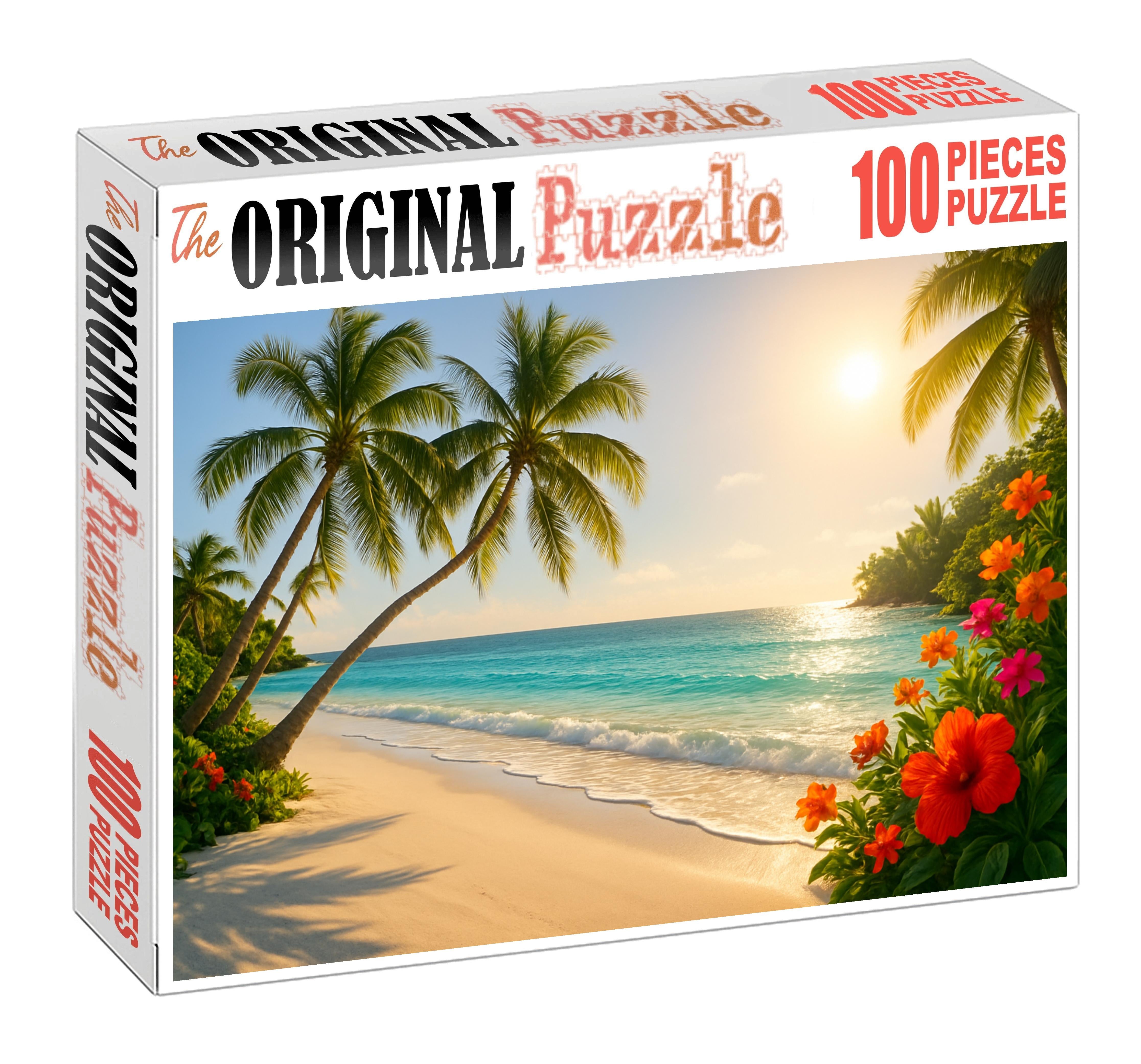Tranquil Shores Secluded Beach Retreat 500 Piece Puzzle