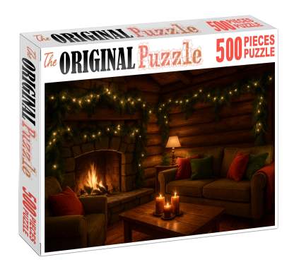 Winter Hearthside Glow 300 Piece Puzzle