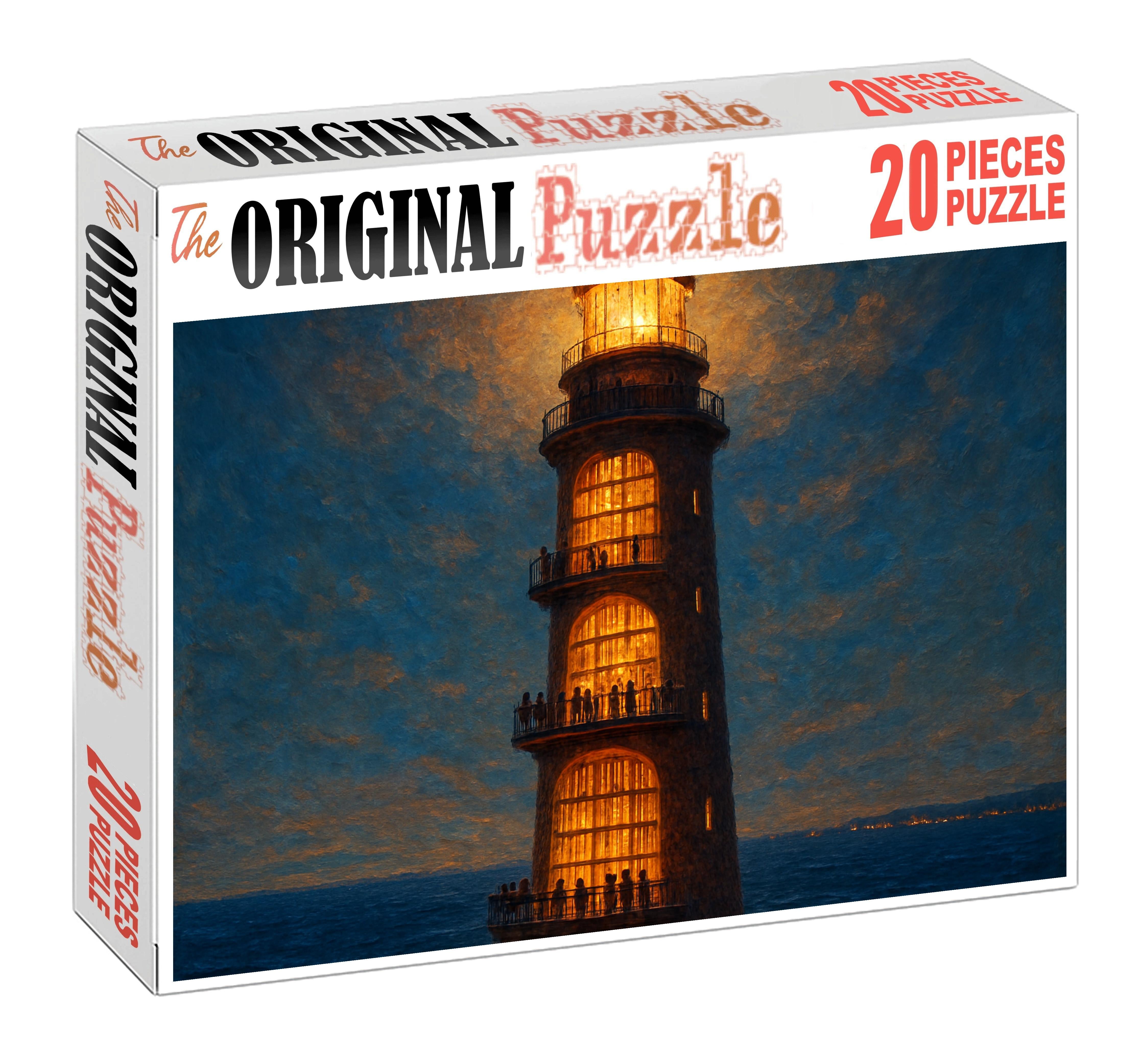 Miniature Lighthouse Library Challenging Puzzles