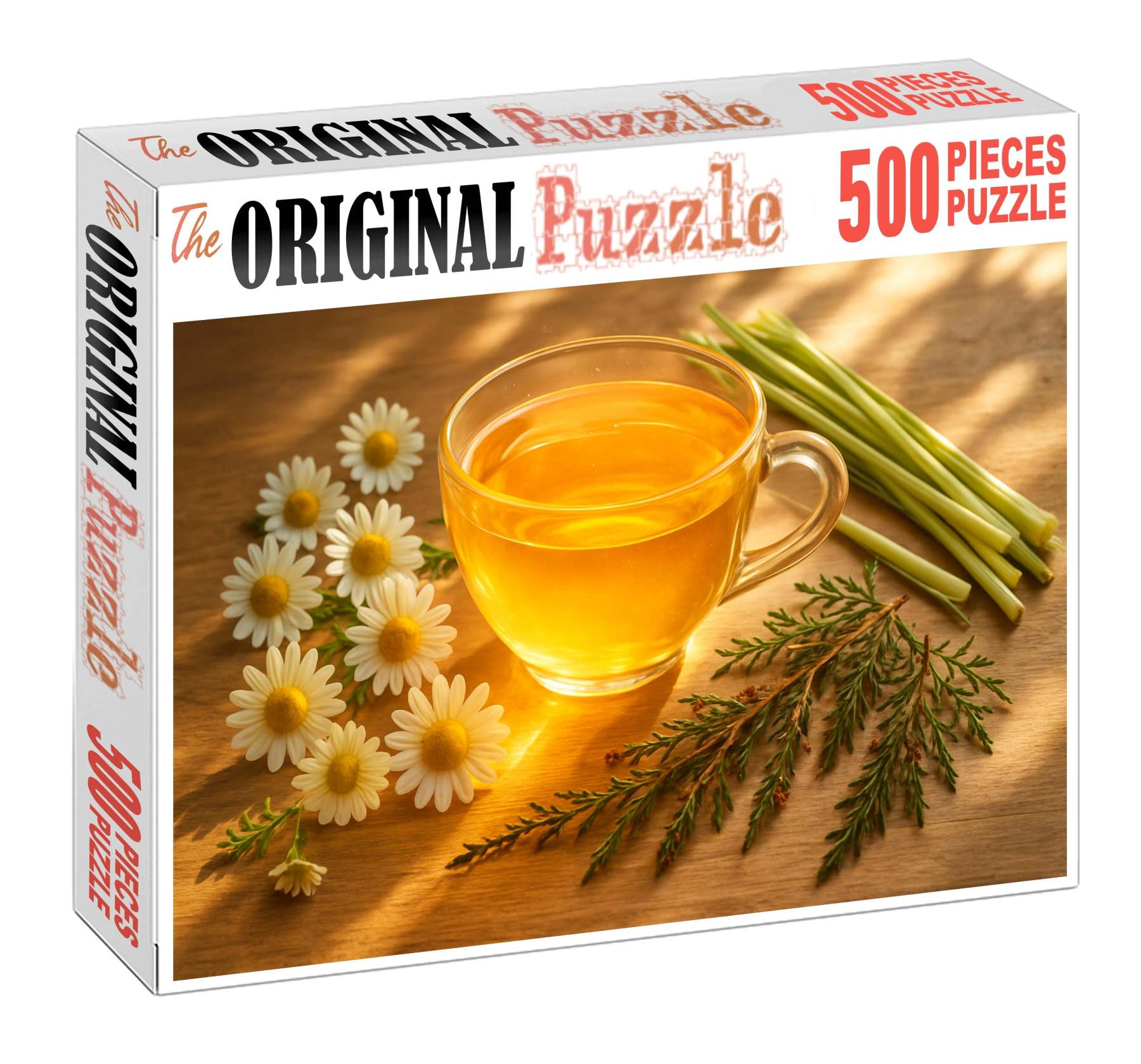 Golden Meadow Herbal Tea Blend With Chamomile Lemongrass And Sweet Honeybush 50 Piece Puzzle