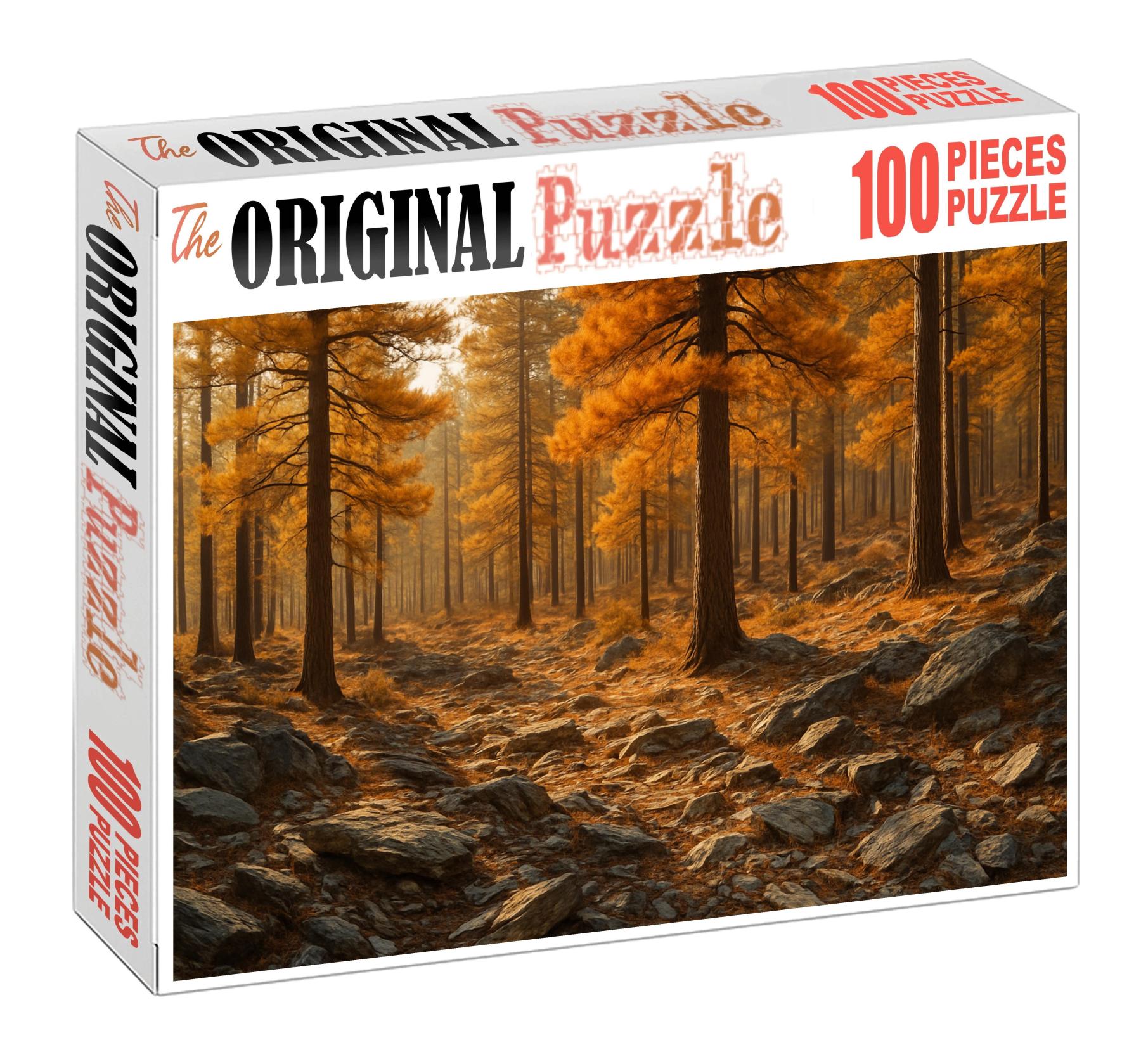 Amber Pine Slopes Premium Puzzle Pieces