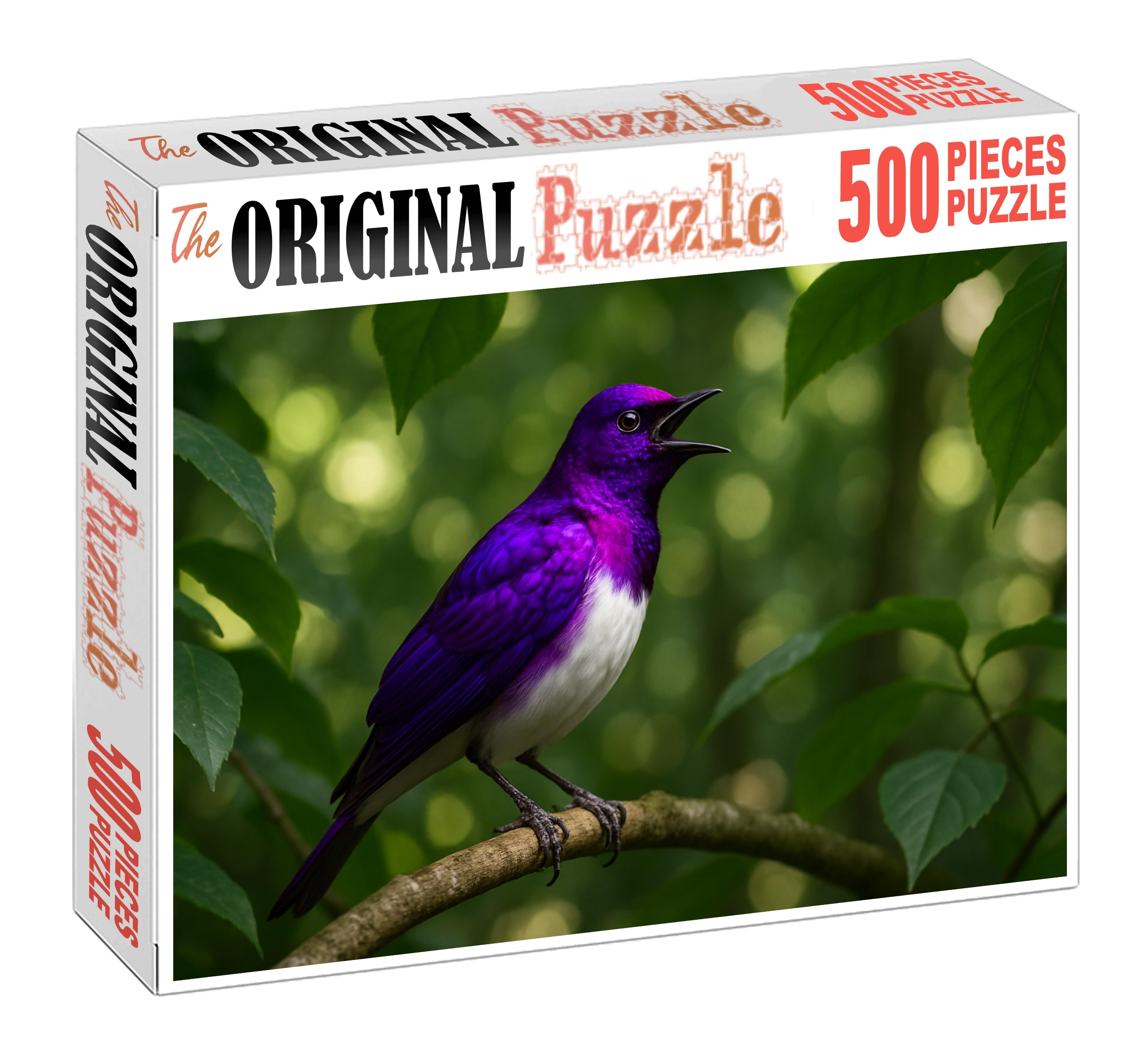 Violet-backed Starling Jewel Of The Forest Canopy Puzzle For Kids