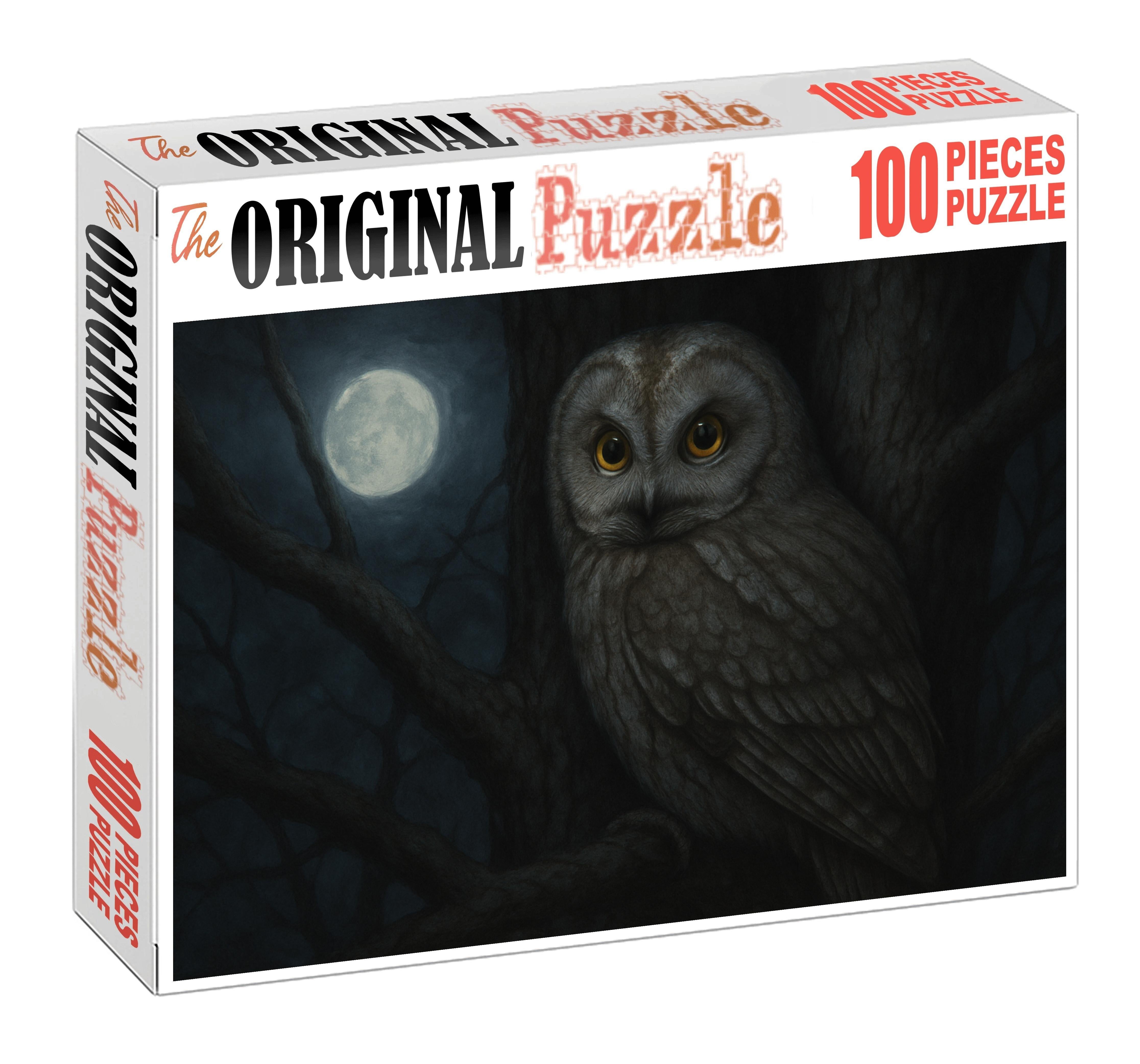 Veiled Owl The Mysterious Forest Sentinel Unique Puzzle Design