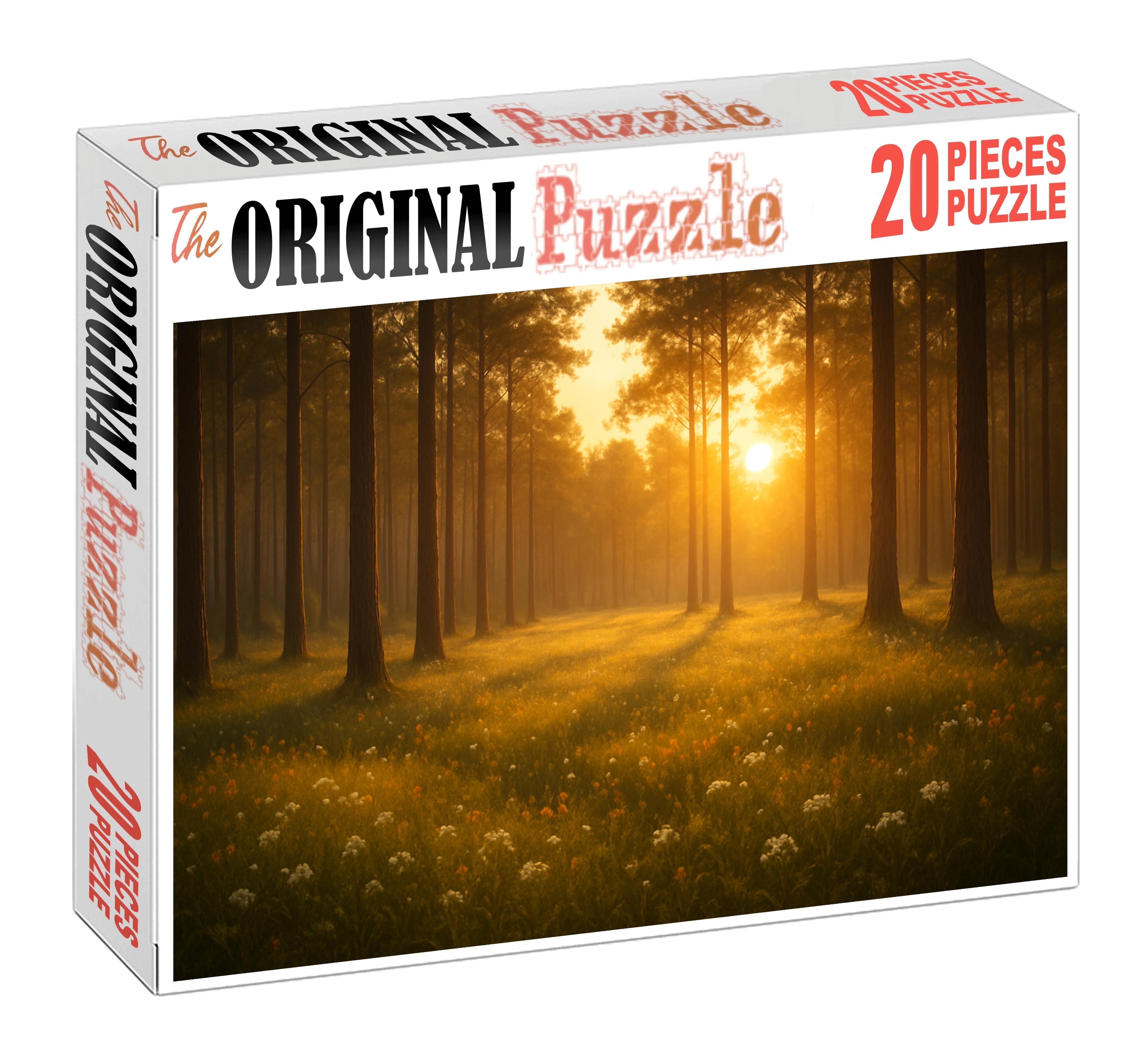Golden Hour Arboreal Glade 1000 Piece Puzzle