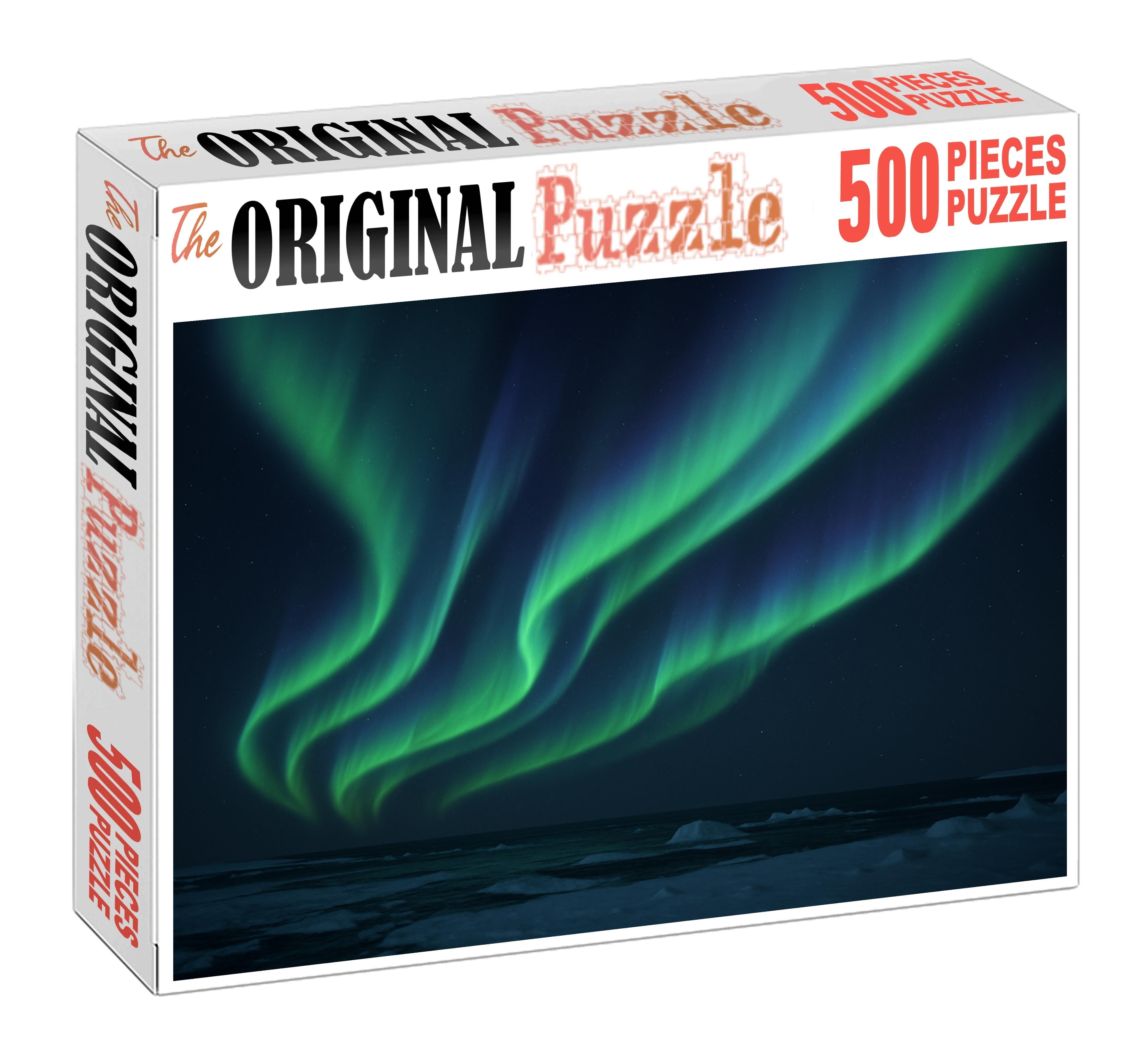 Aurora Boreal Streamers 1000 Piece Puzzle
