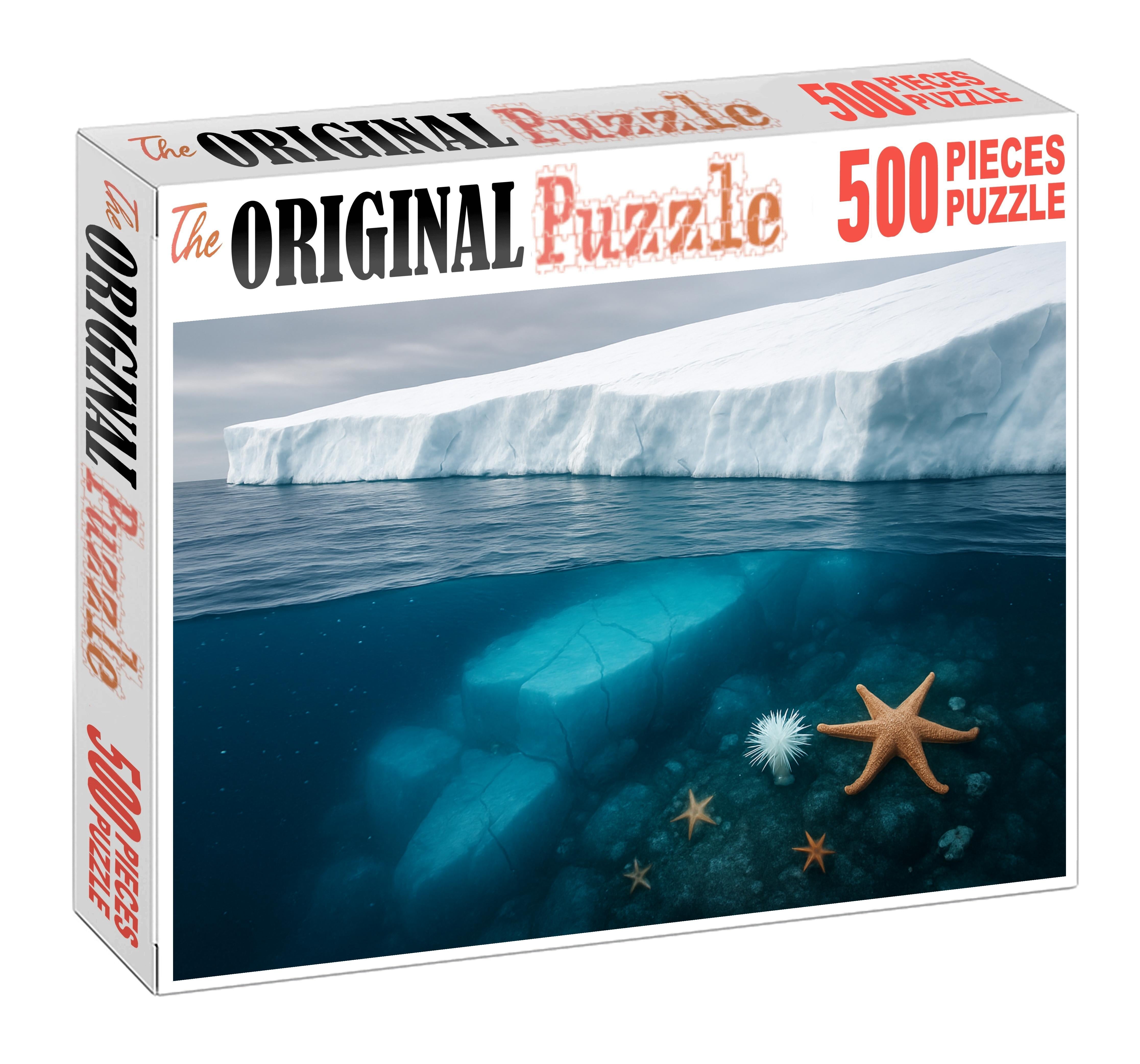 Frosted Ice Shelf Edge Puzzle Challenge