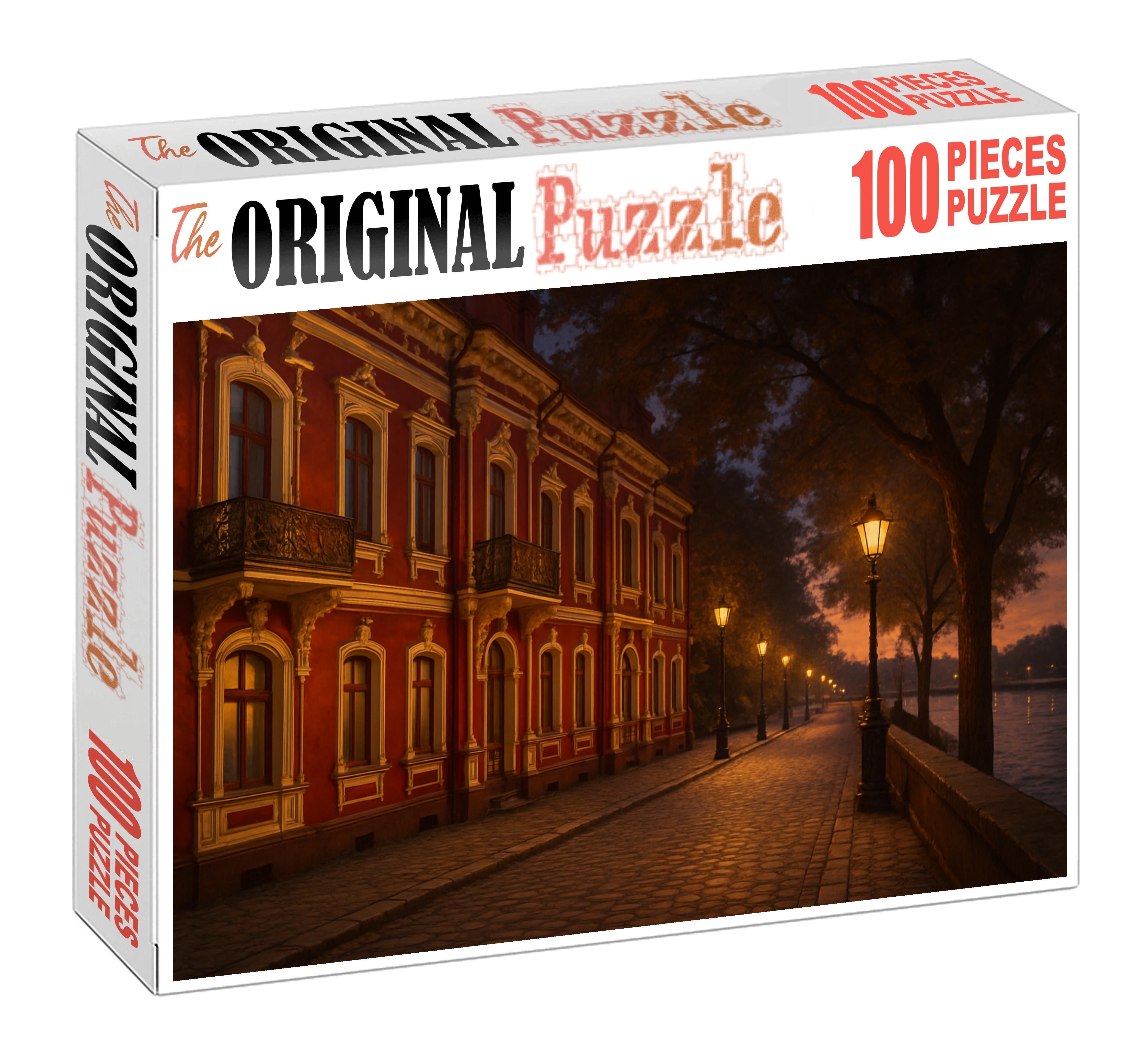 Garnet Promenade Custom Jigsaw Puzzle