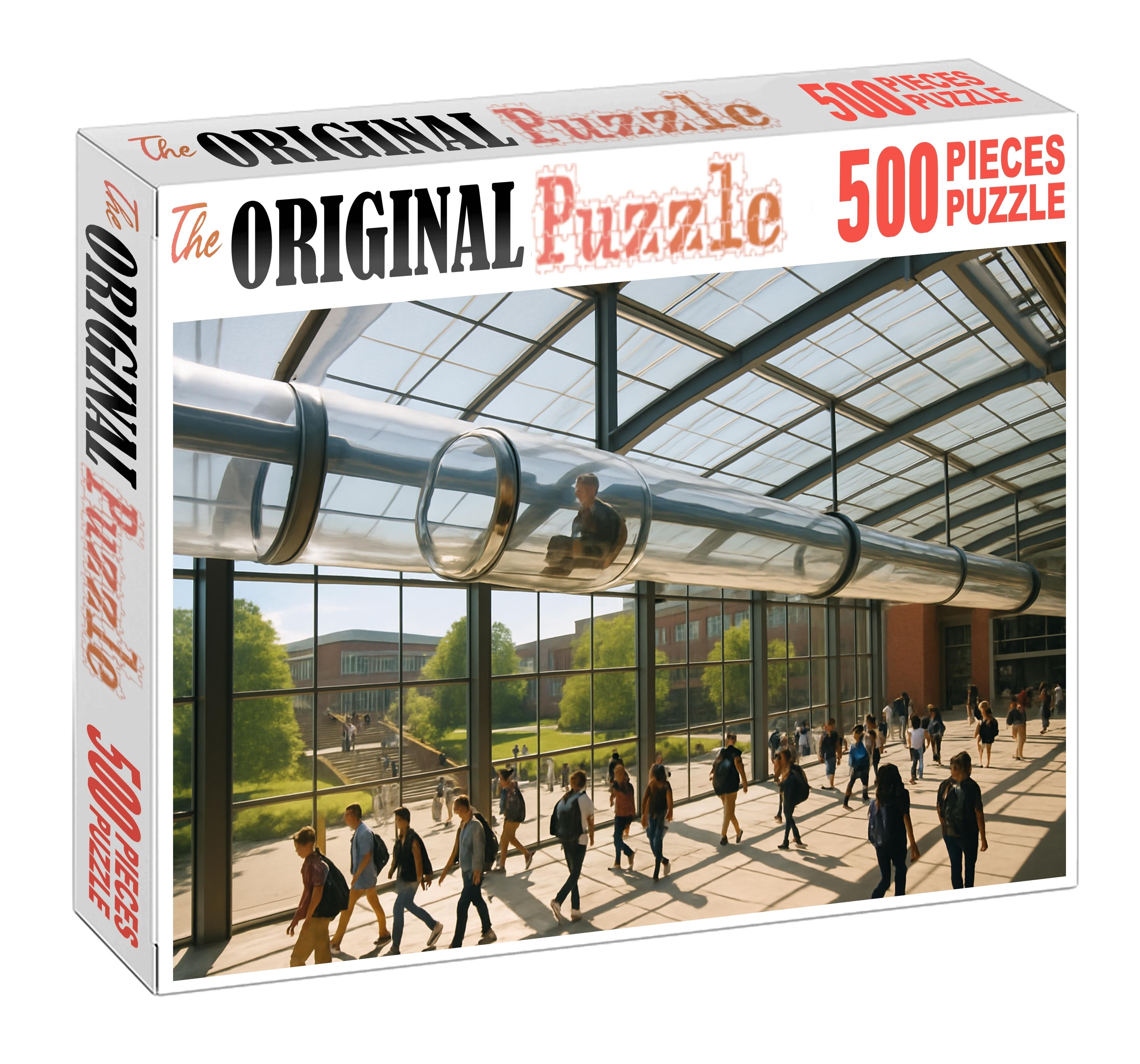 Pneumatic Personal Rapid Transit Pod Puzzle For Adults