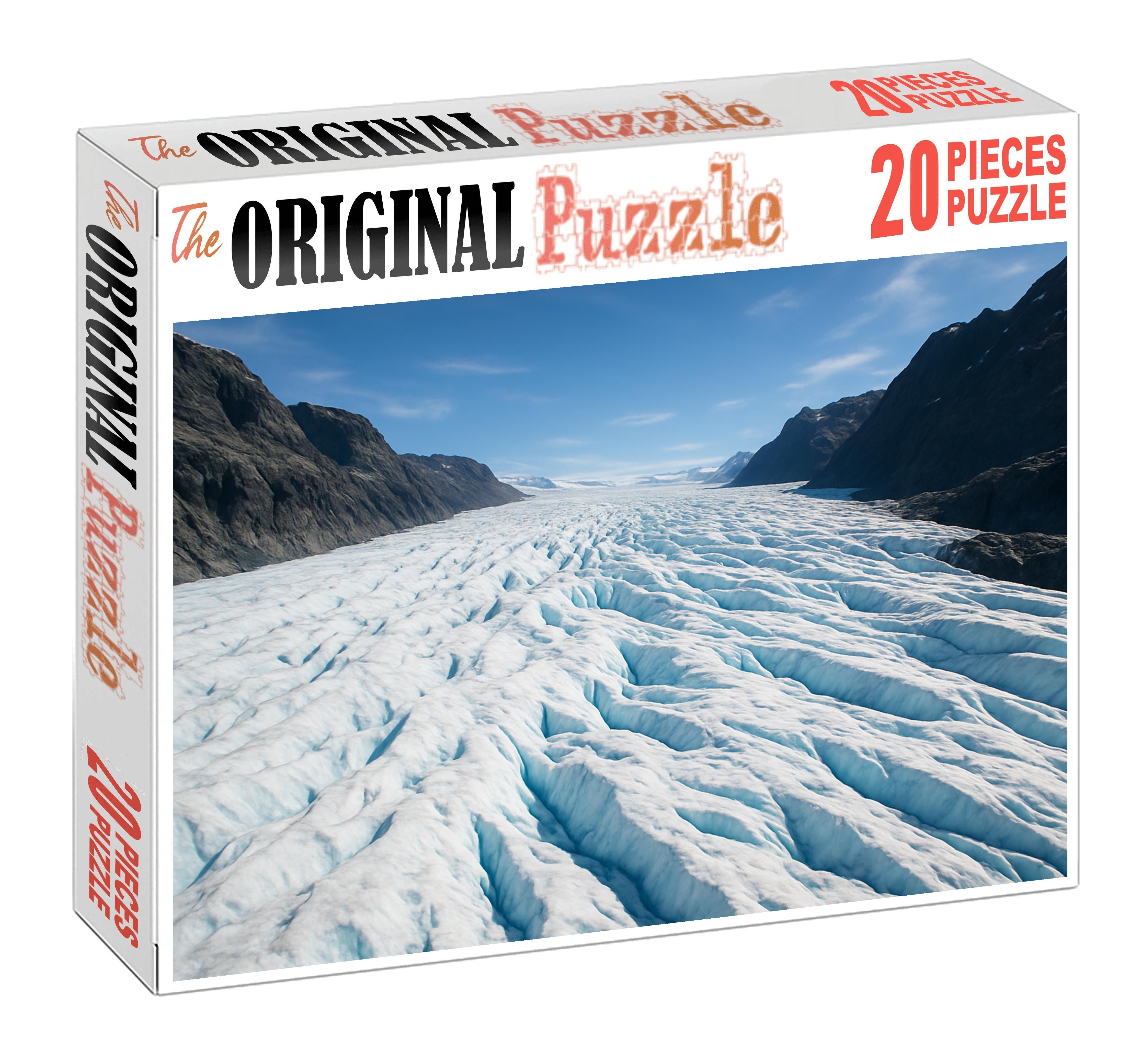 Silver Icefield Plateau Custom Jigsaw Puzzle