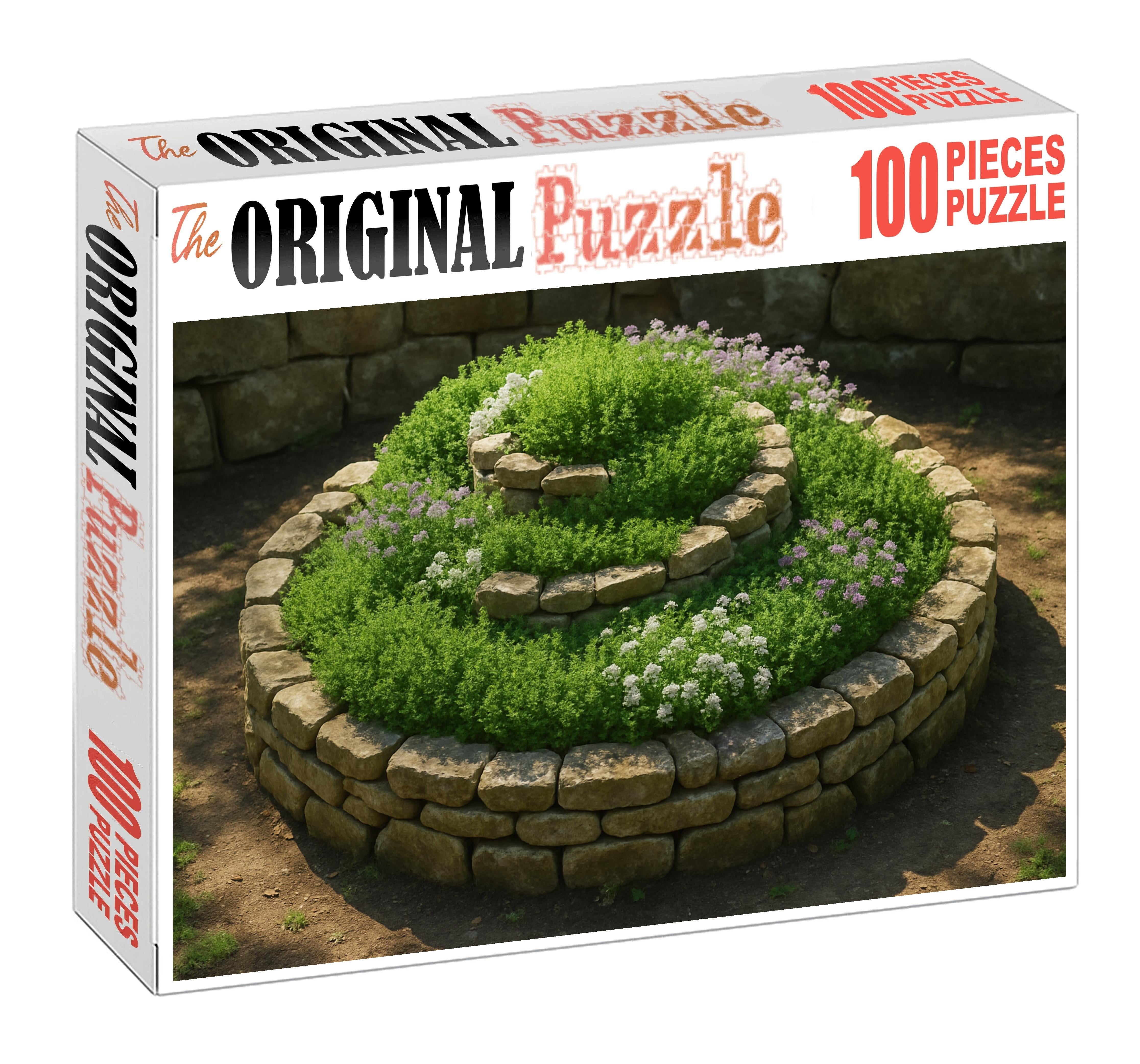 Sun-dappled Herb Spiral 200 Piece Puzzle
