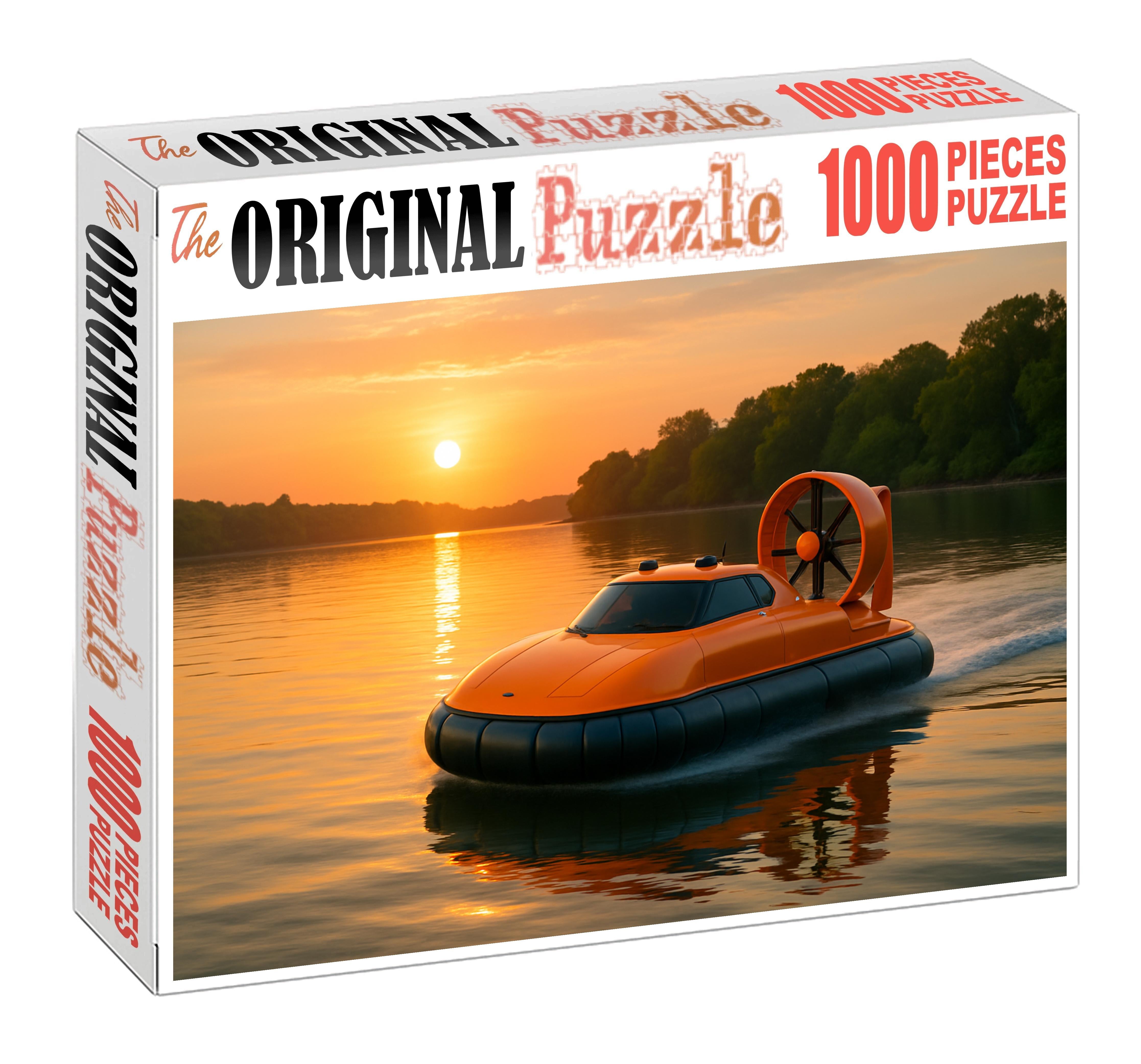 Electric Hovercraft Versatile Craft Gliding Over Land And Water Puzzle For Kids