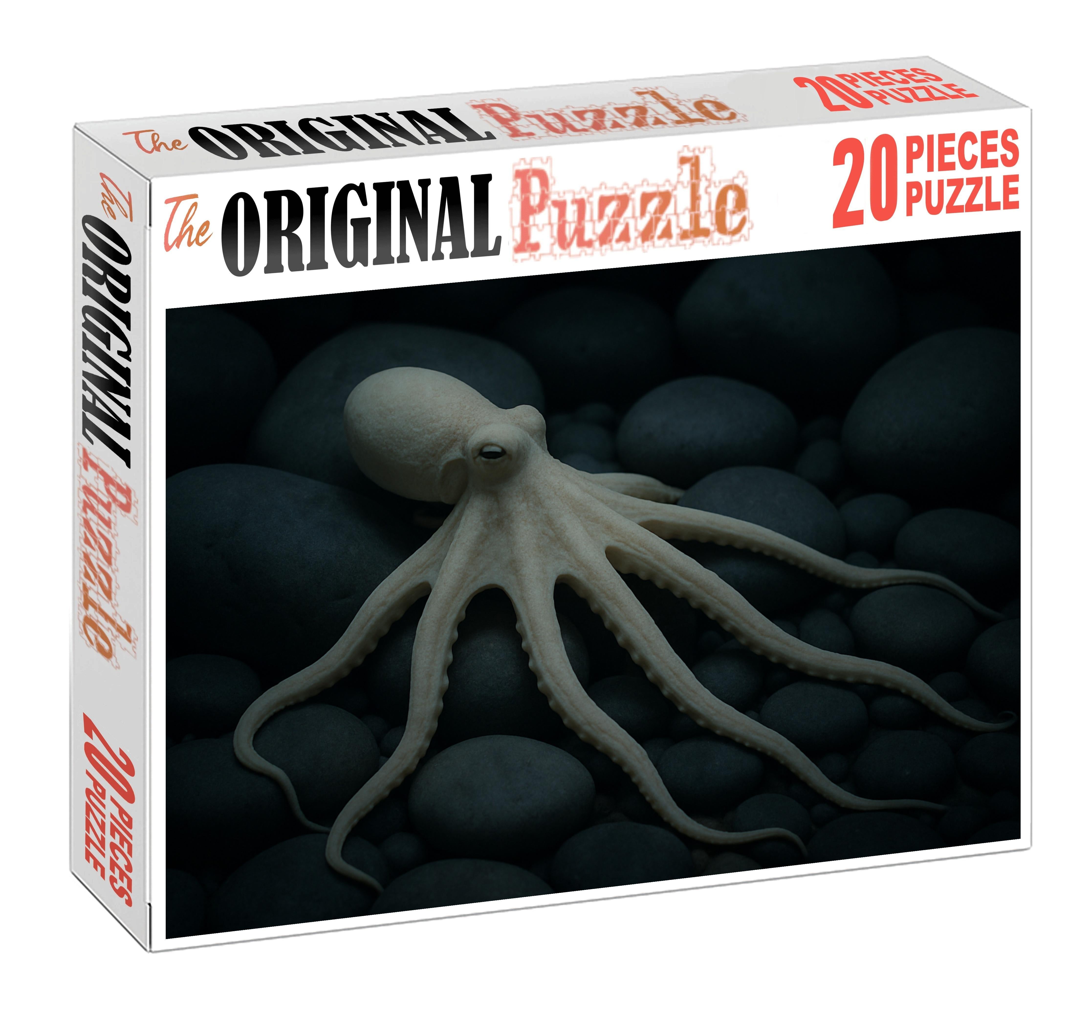 Ivory Tentacle Octopus Small Cephalopod With Long Slender Arms And Pale Coloration Easy Puzzles