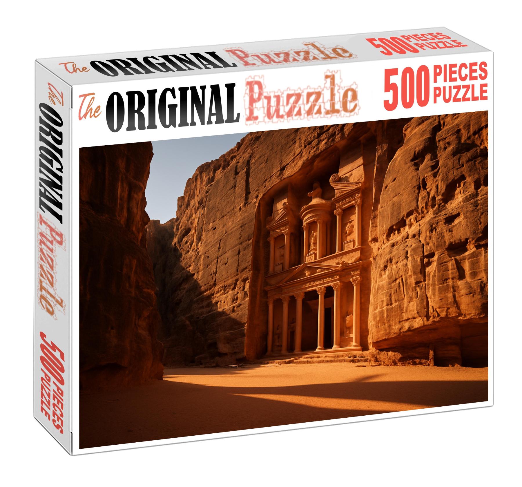 Petra Treasury Located In Wadi Musa Jordan Identified By 8215 Globally As A Marvel Of Rock-cut Architecture And Ancient Nabatean Culture Easy Puzzles