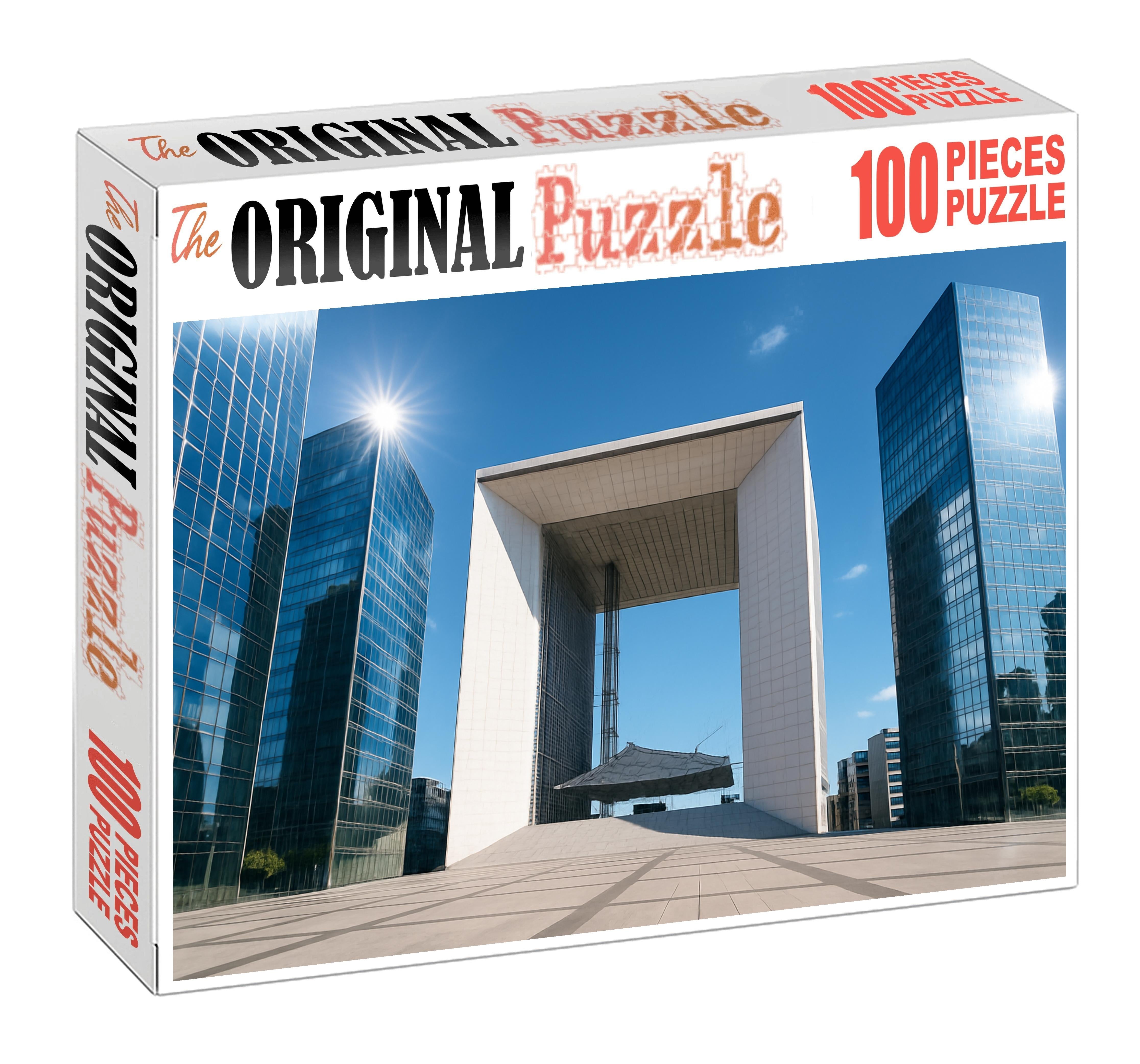 Paris La Dfense Skyline Europes Largest Purpose-built Business District Featuring The Grande Arche And A Sleek High-rise Cluster Unique Puzzle Design