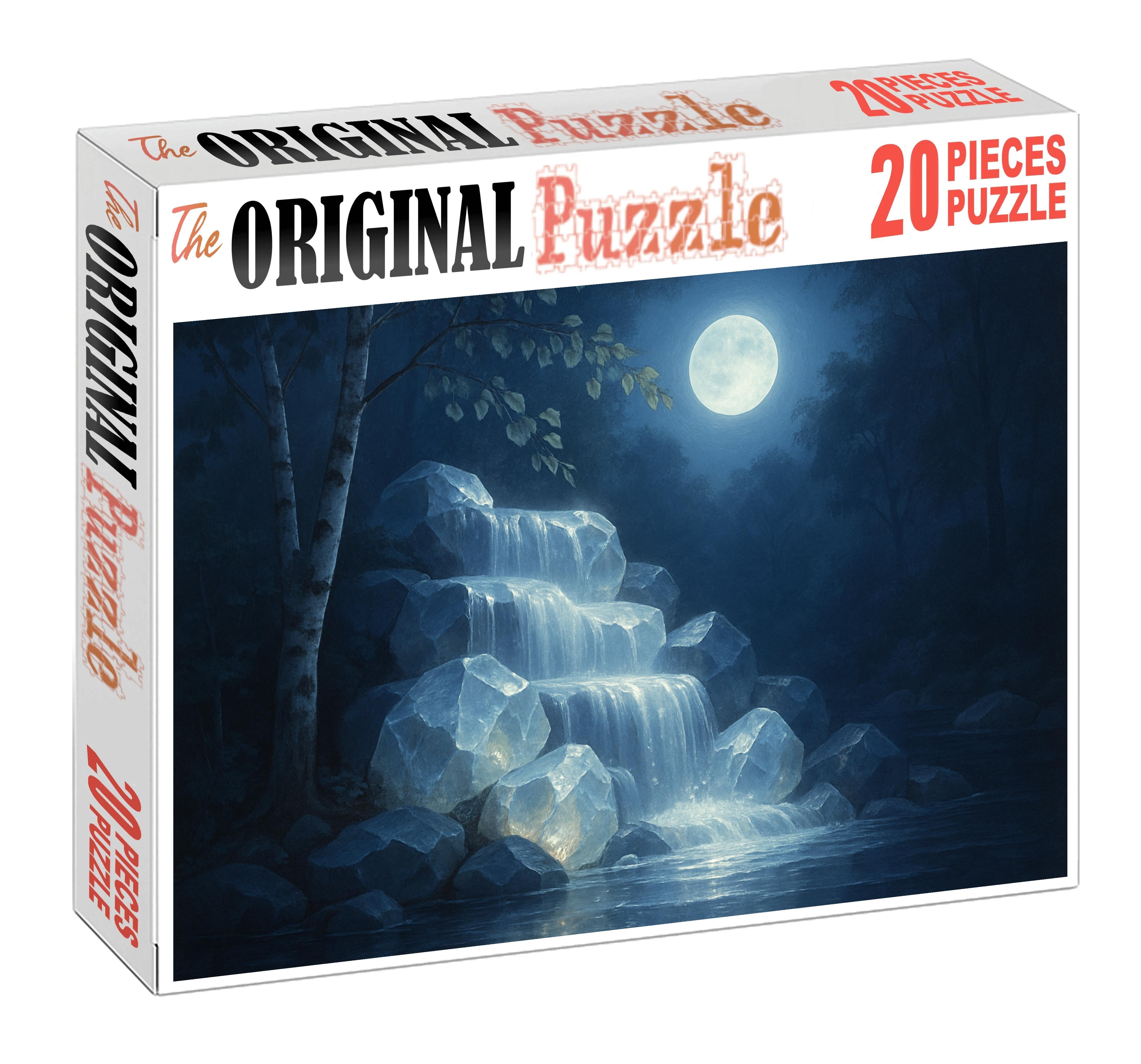 Moonlit Crystal Cascade 100 Piece Puzzle