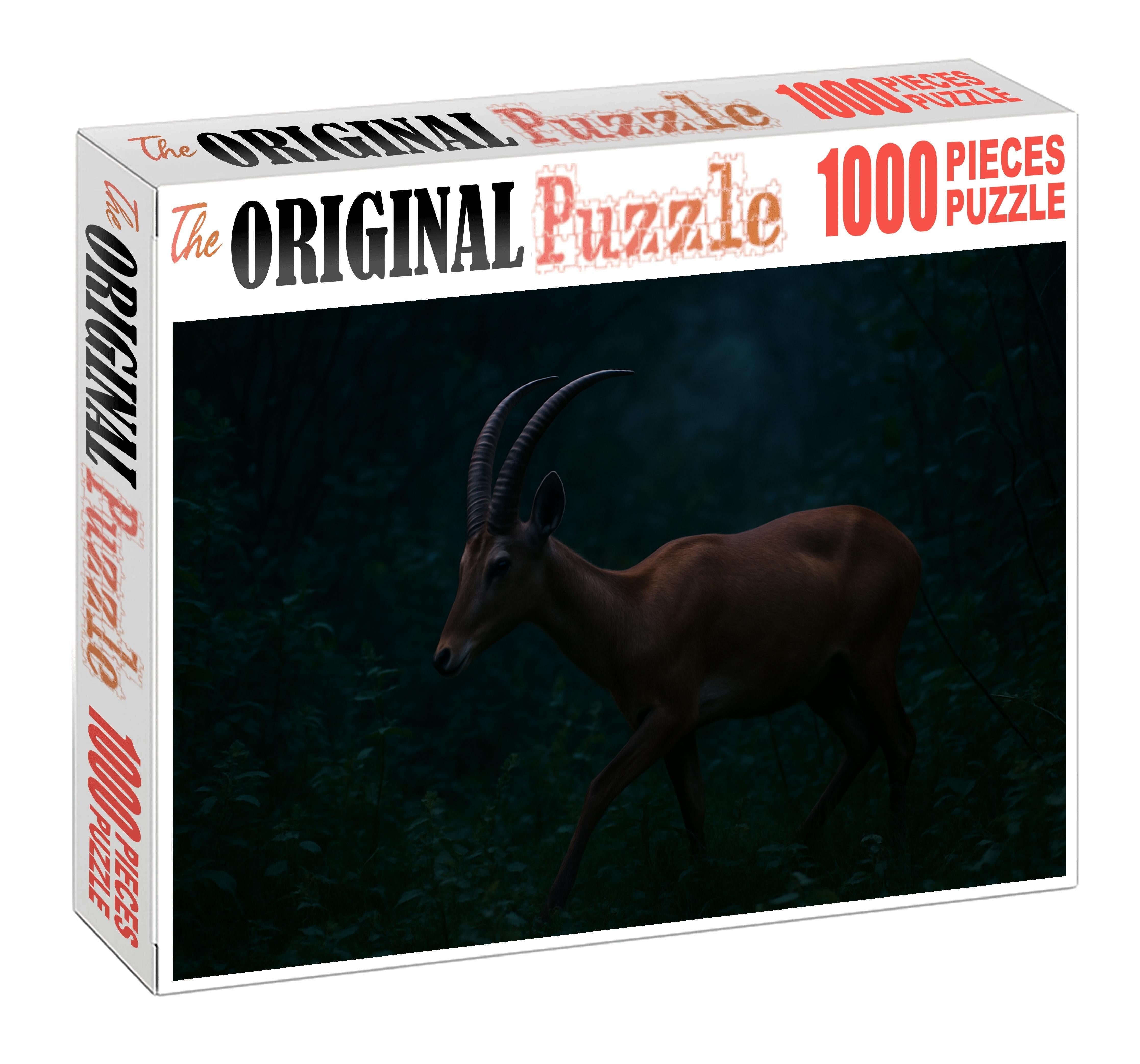 Duskhorn Stalker Agile Predator With Curved Horns And Stealthy Prowess 200 Piece Puzzle