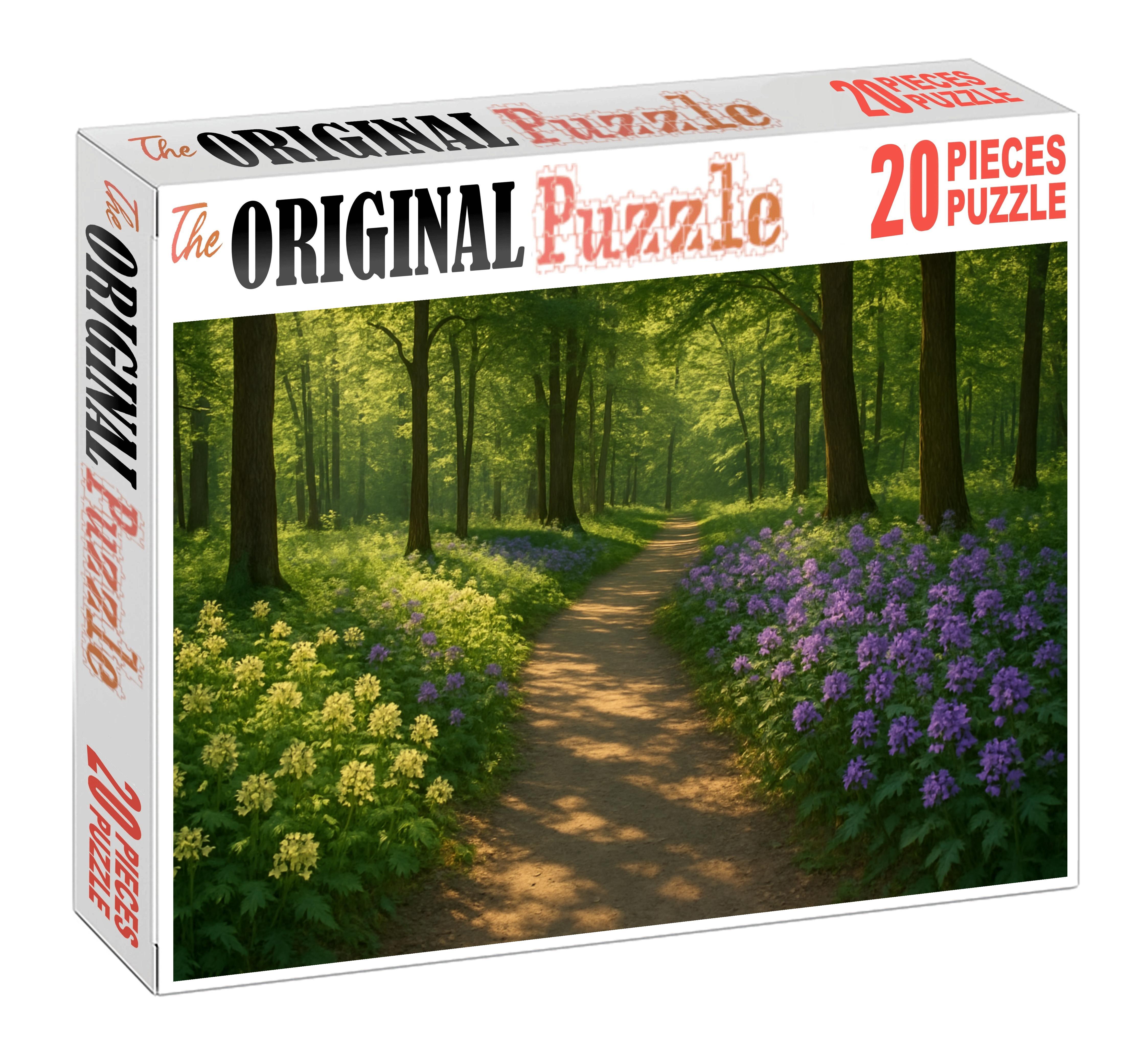 Sun-dappled Woodland Pathway Puzzle Collection