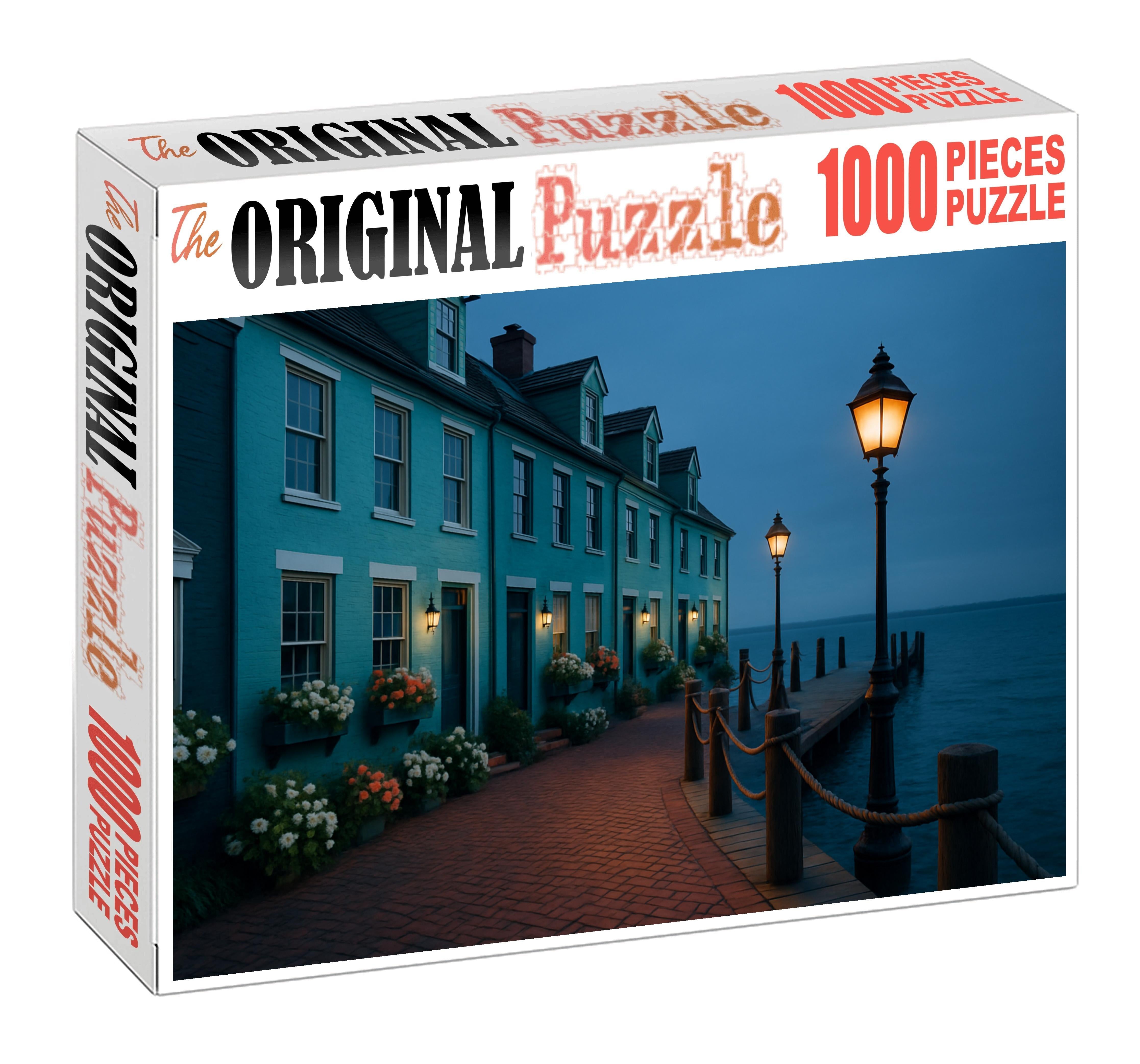 Turquoise Dockside Row Puzzle Fun