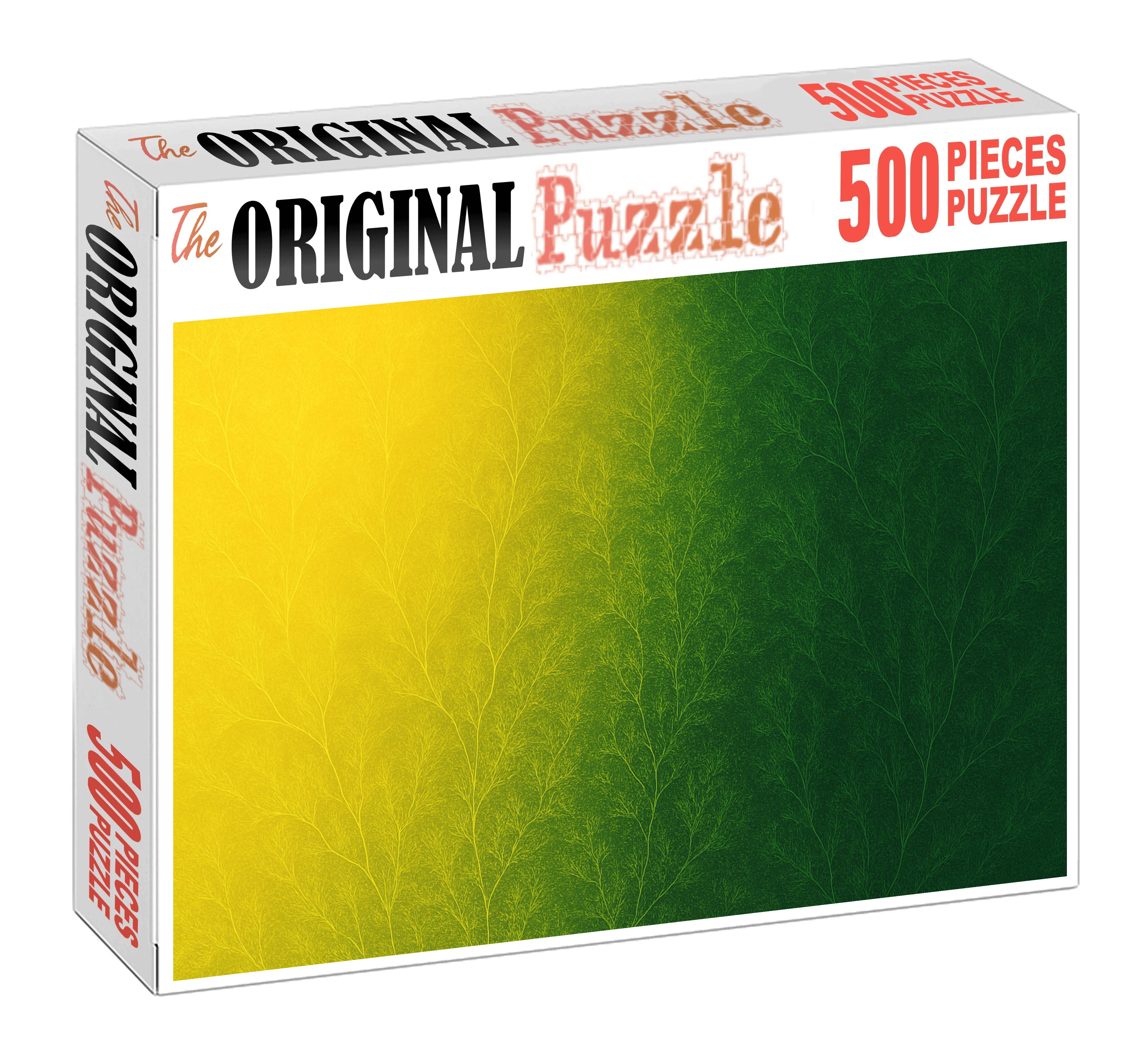 Vegetation Density Heat Overlay 500 Piece Puzzle